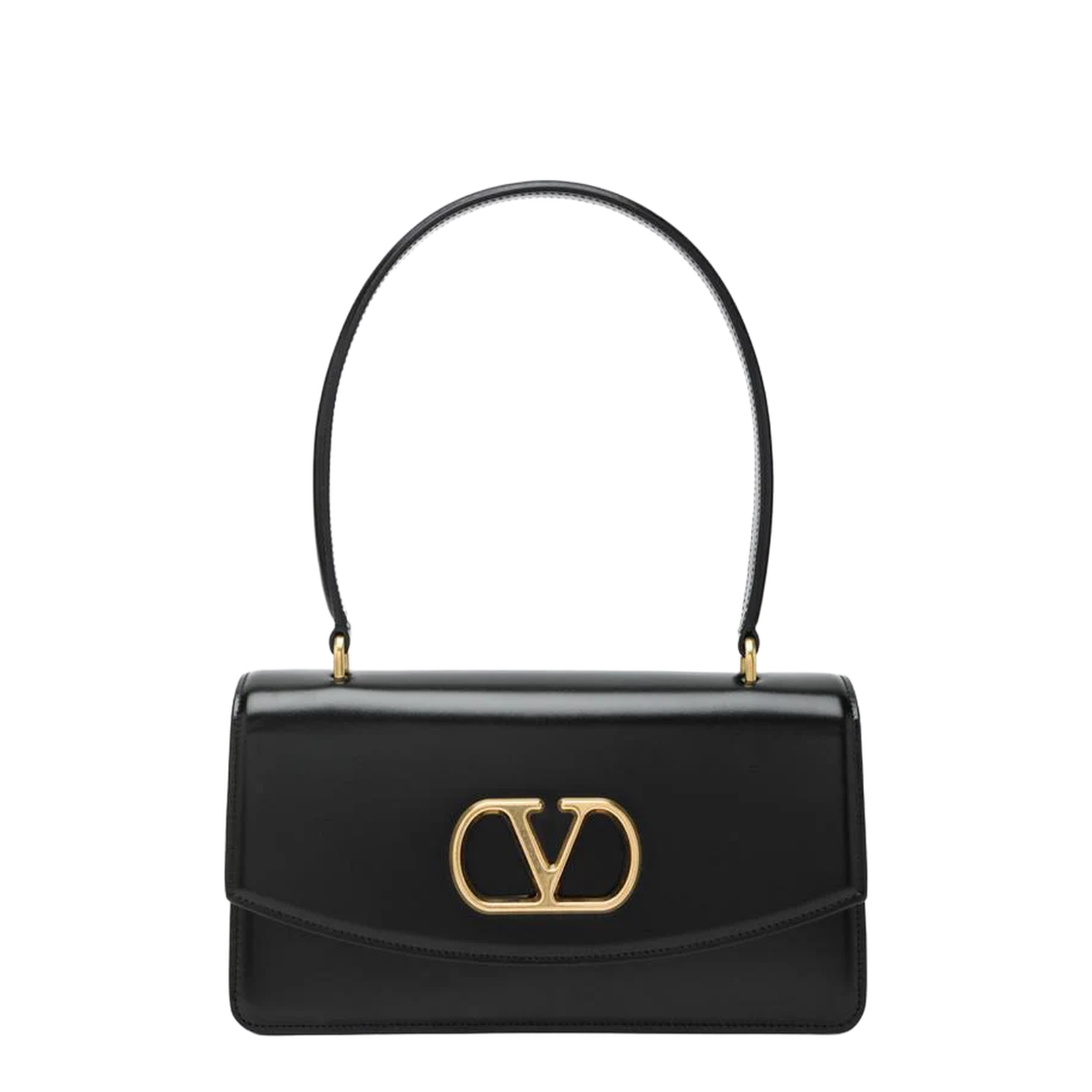 Garavani Handbag in Shiny Black Calfskin - Image 1