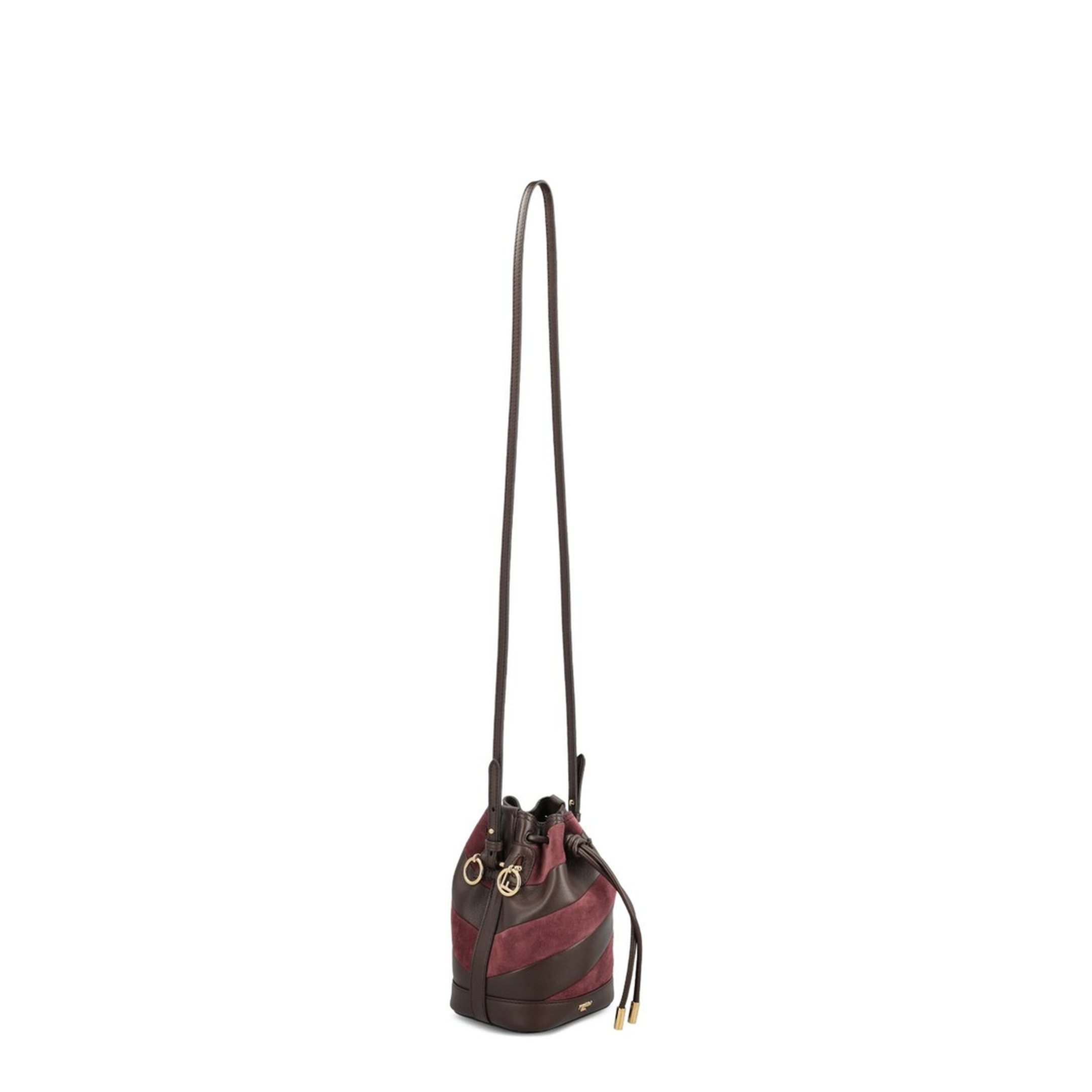 Mini Mon Tresor Chevron Bucket Bag Leather - Image 4