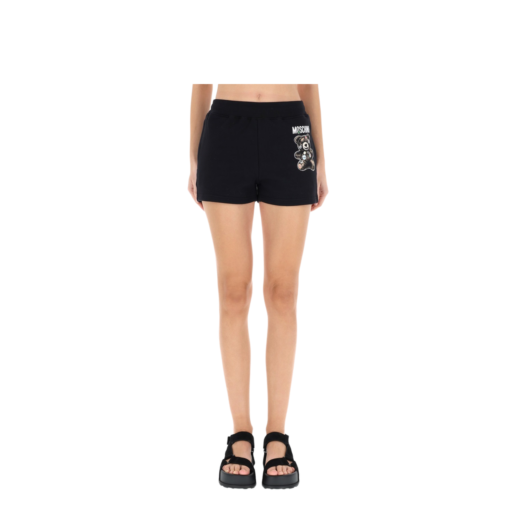 Shorts with Teddy Print - Image 1