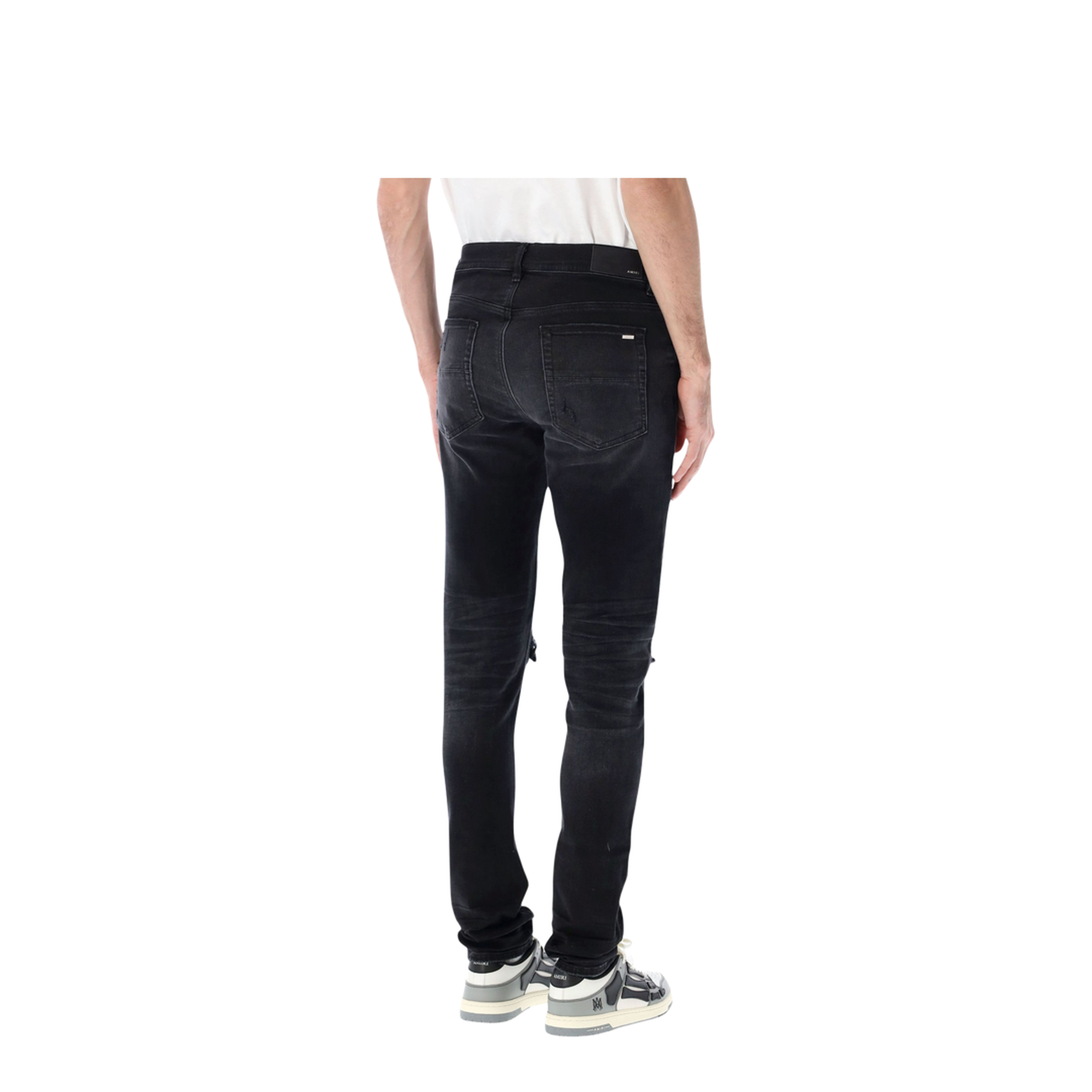 Ultrasuede Skinny Jeans in Stretch Denim Black - Image 2