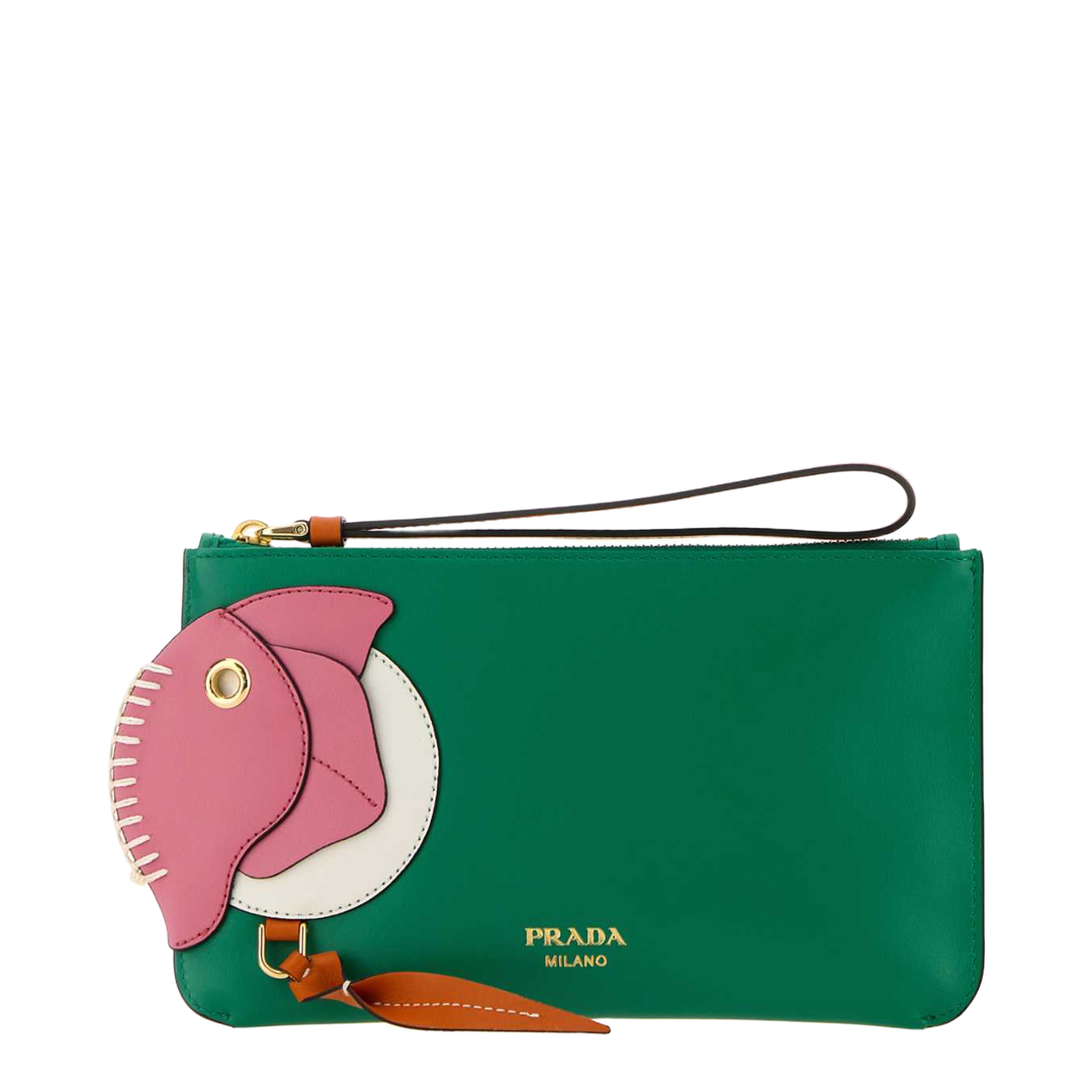 Green Leather Pouch - Image 1