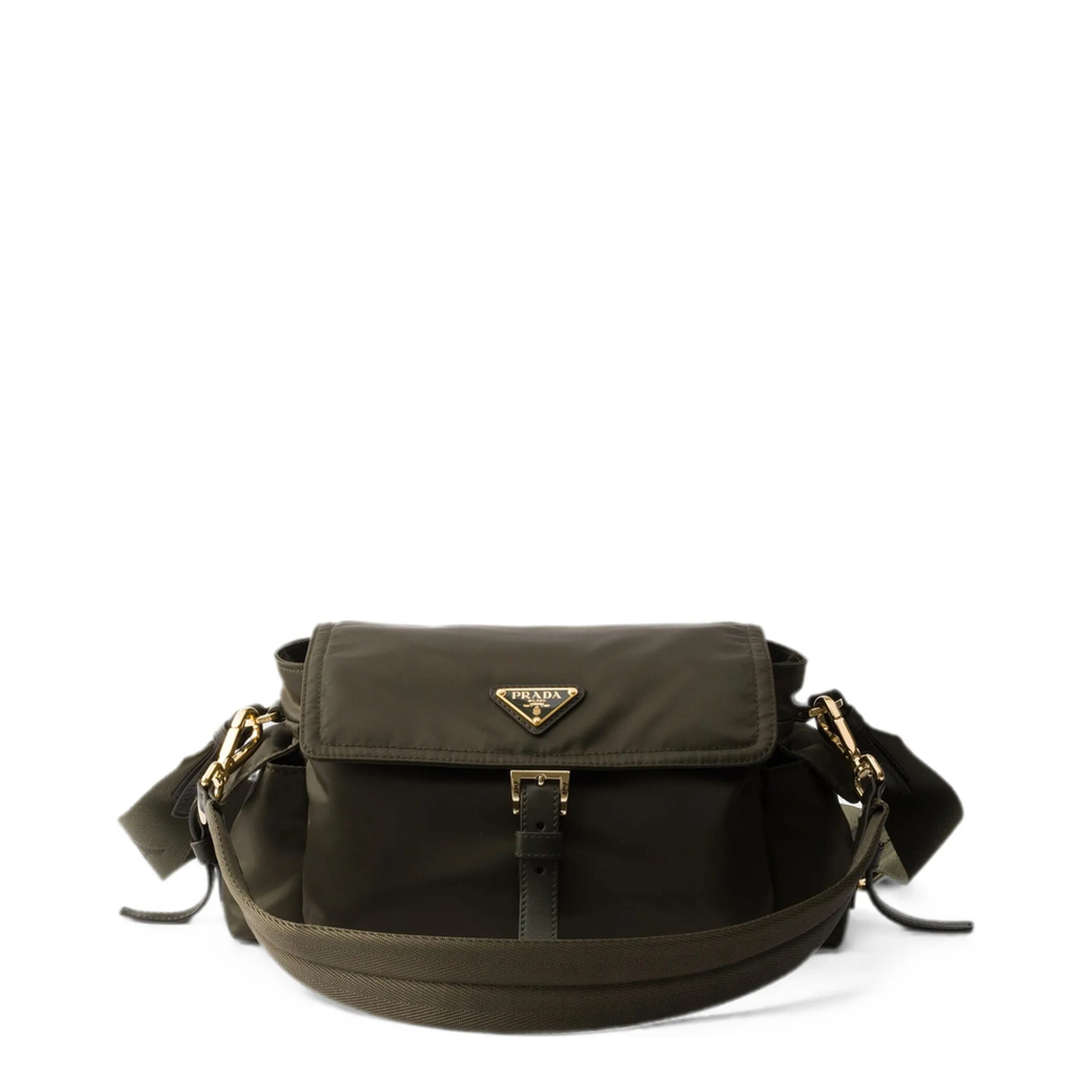 Explore Medium Re-Nylon Shoulder Bag - Black - Image 6