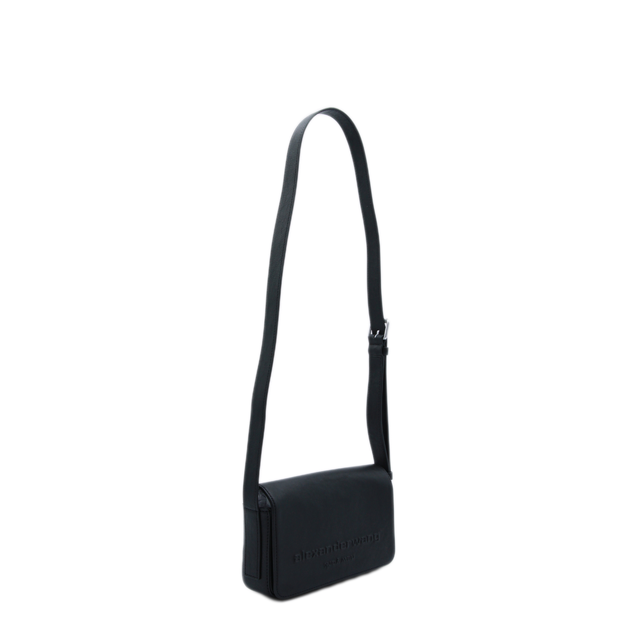 Punch Calfskin Crossbody - Black - Image 2