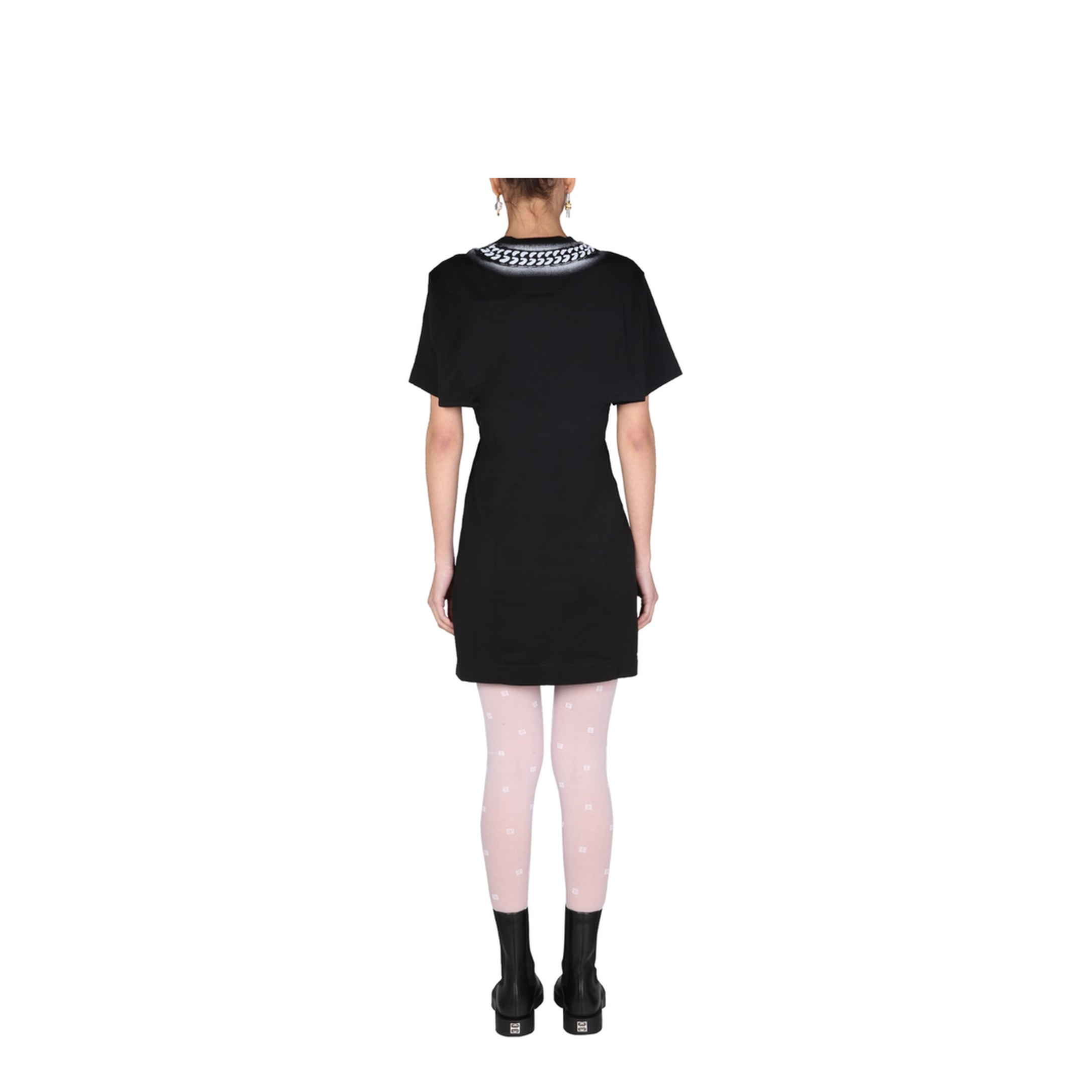Dress with 3D Chain Print - Image 4