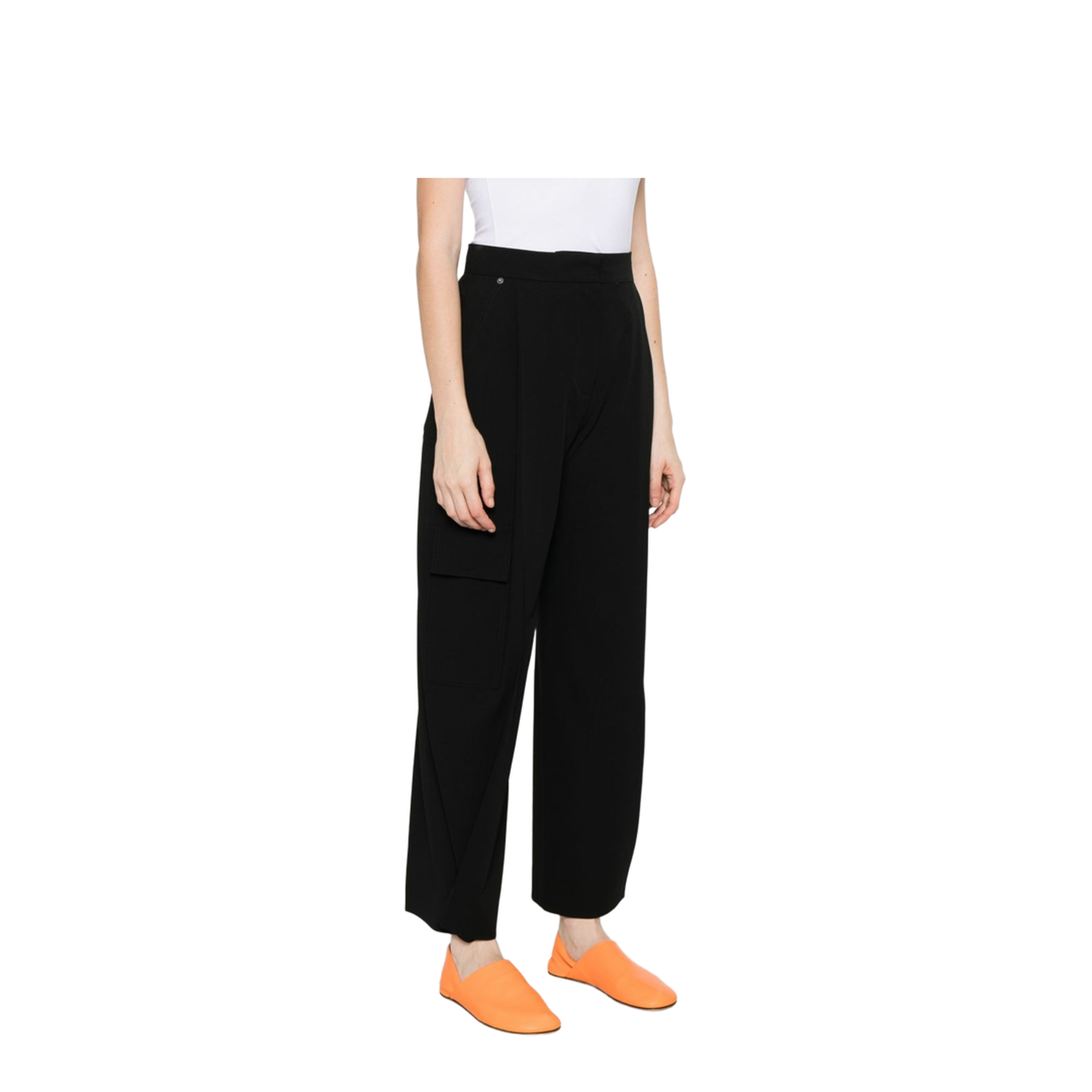 Wool Cargo Trousers - Image 5
