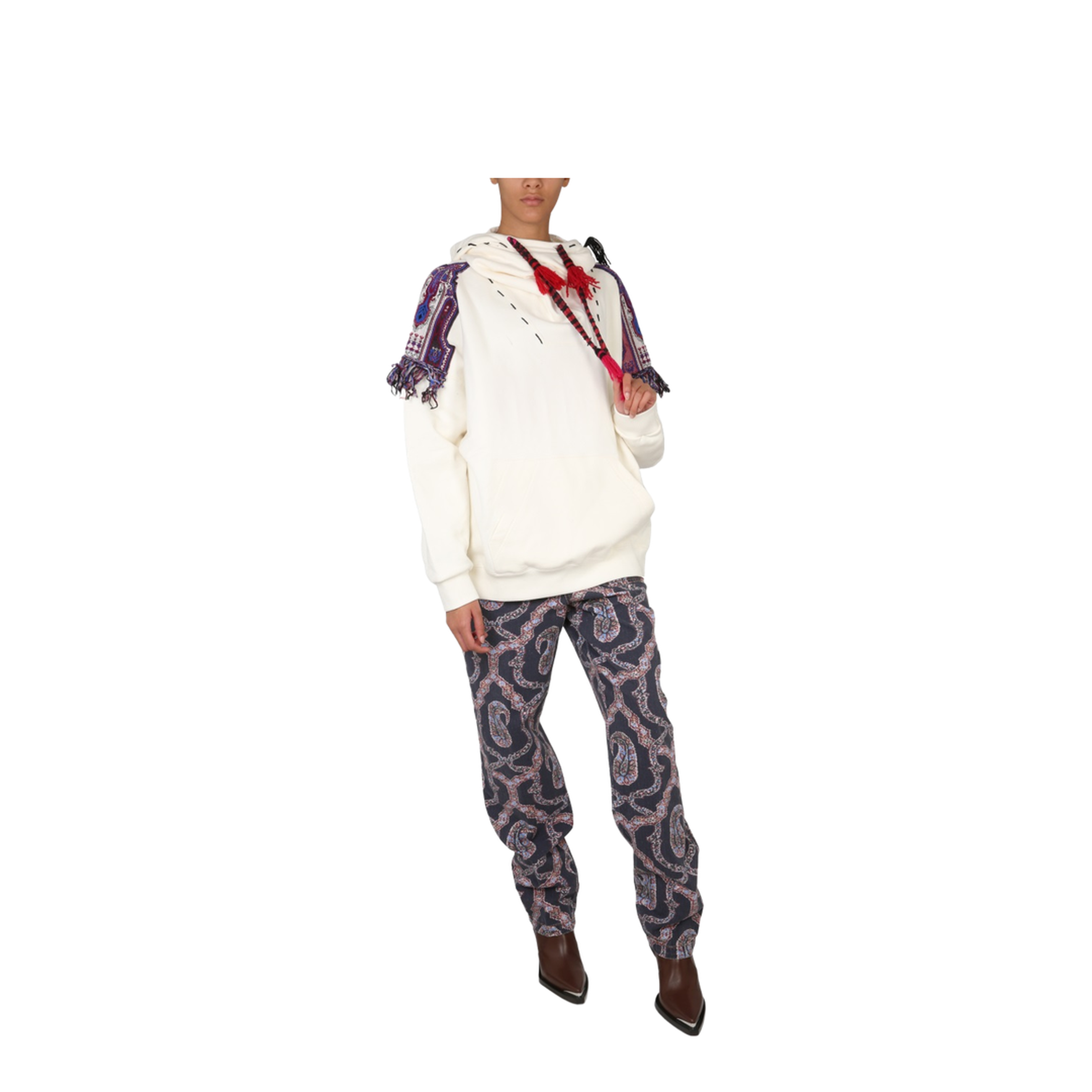 Paisley Denim Pants - Image 2