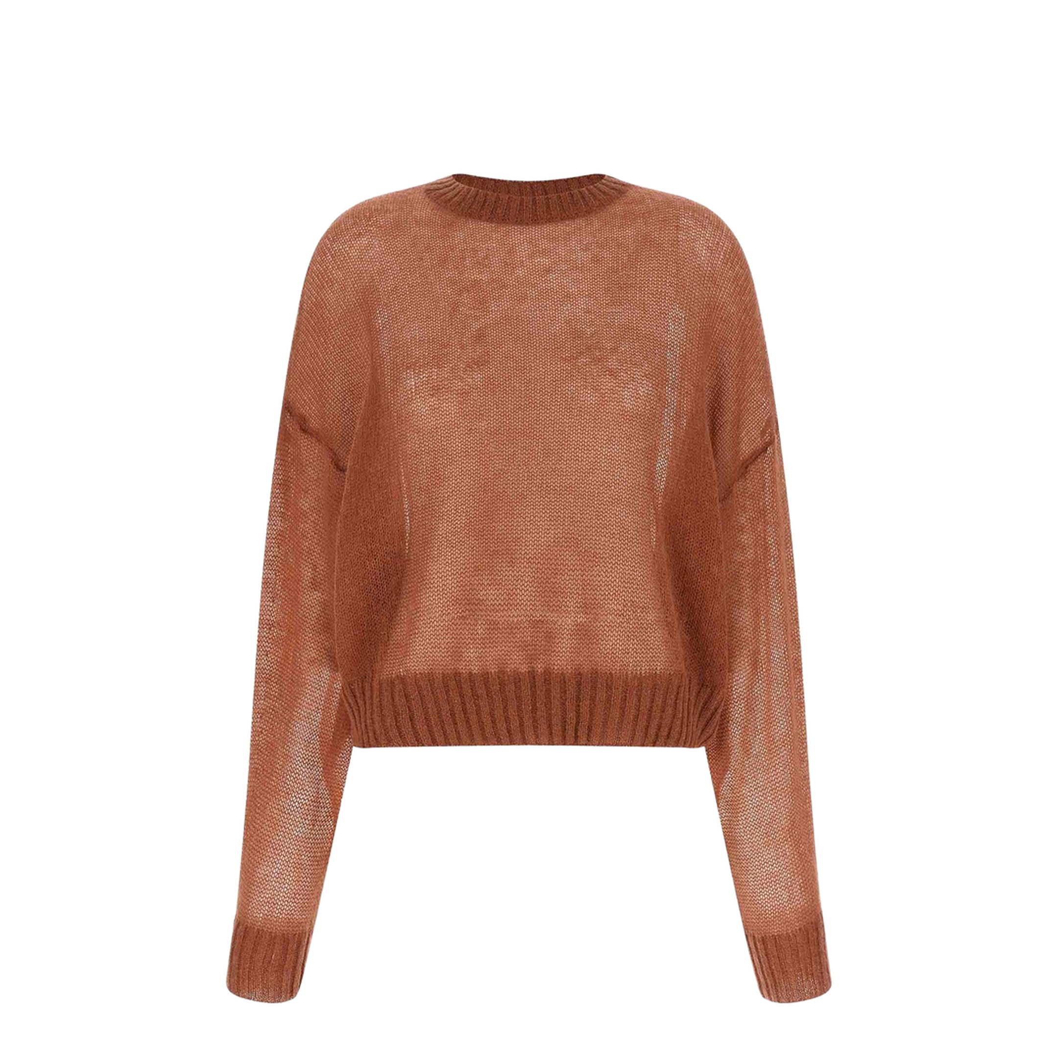Monili Crew-Neck Sweater Orange - Image 5