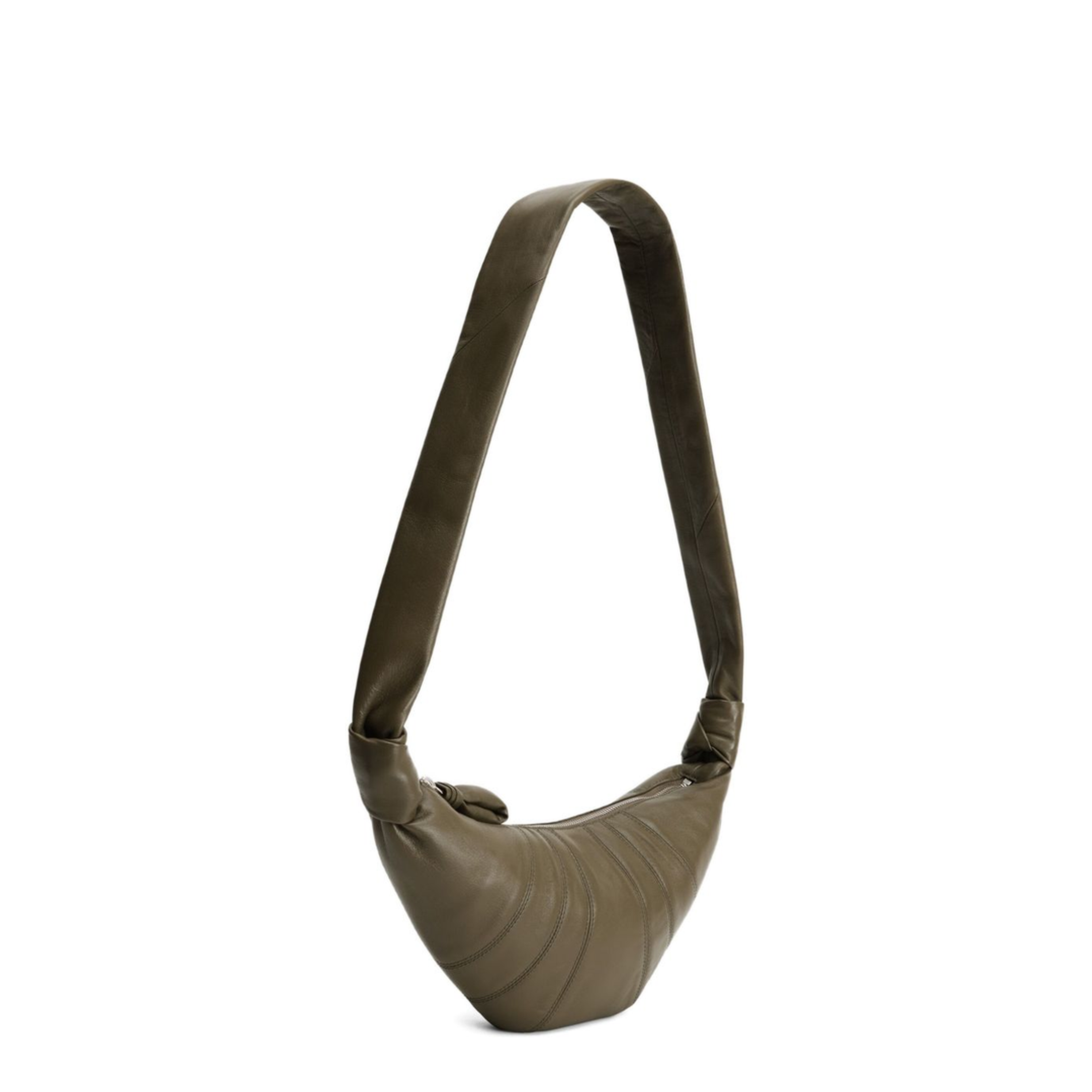 Croissant Small Leather Shoulder Bag - Image 3
