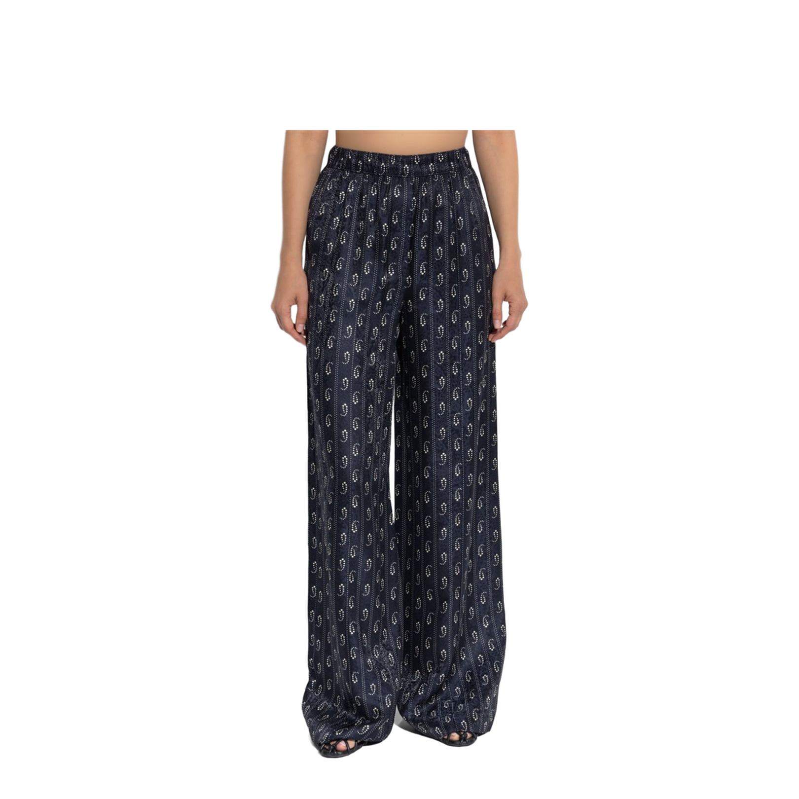Paisley-Print Straight-Leg Trousers - Image 2