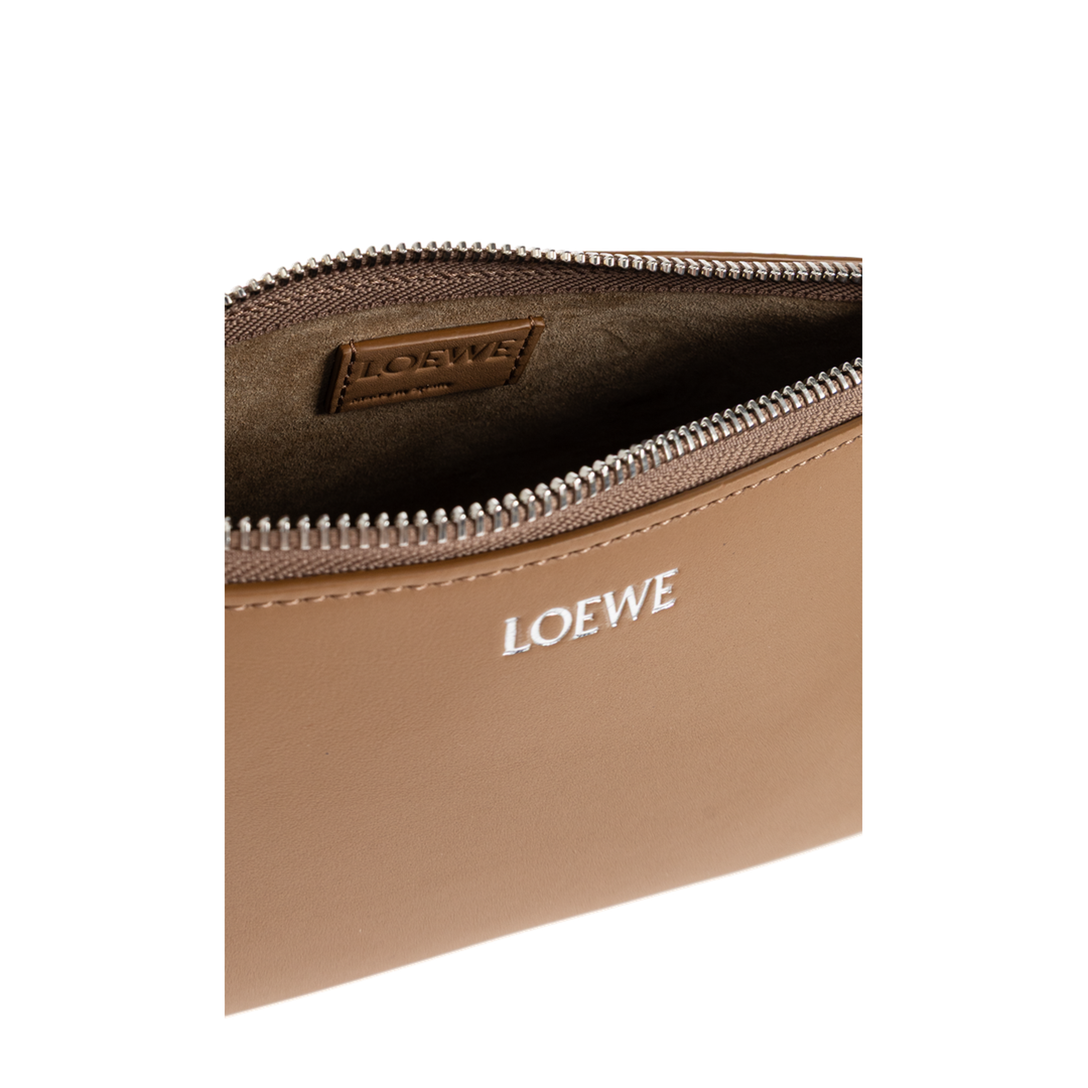 Joya Nappa Calfskin Pouch - Mocha - Image 5