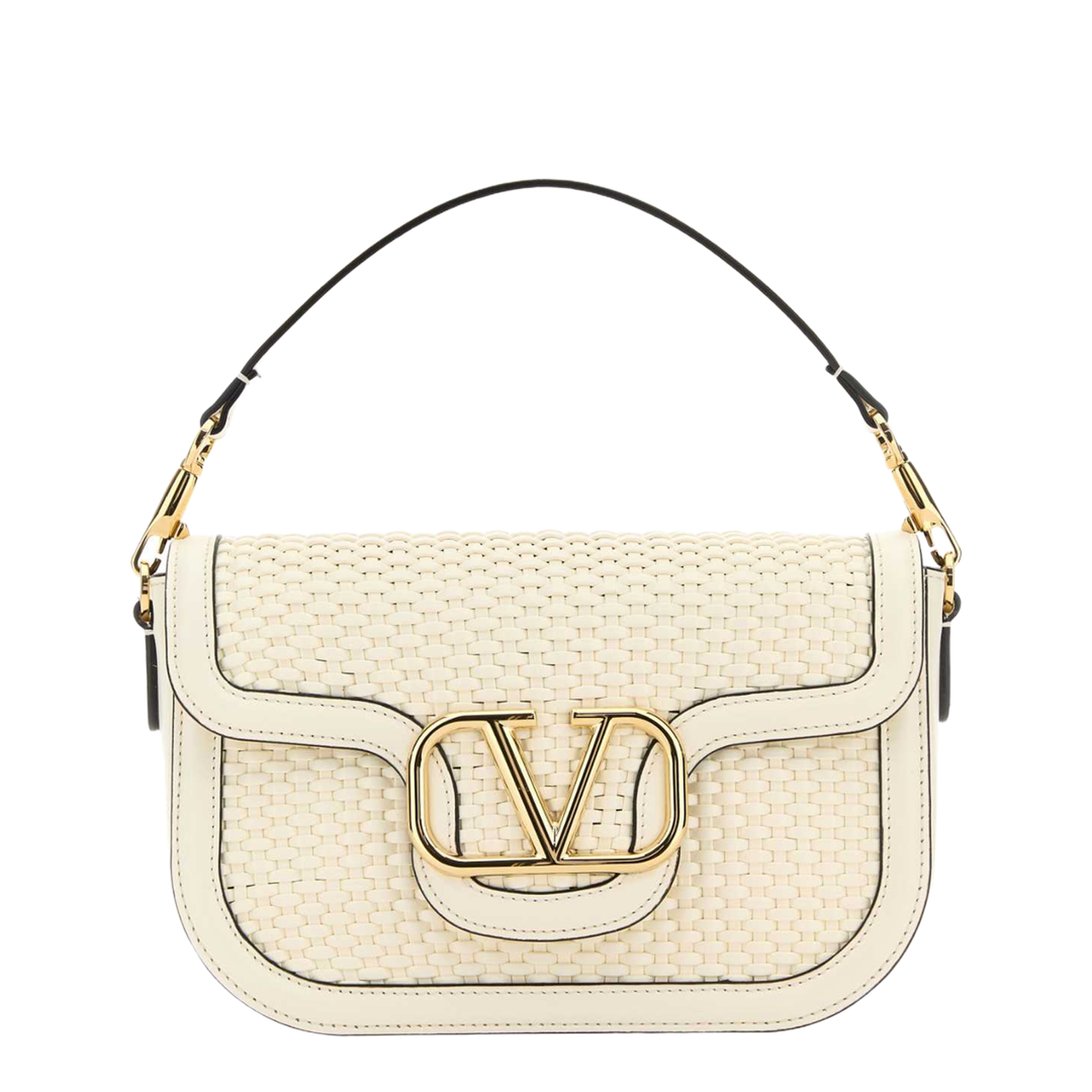 Ivory Leather Alltime Shoulder Bag - Image 1