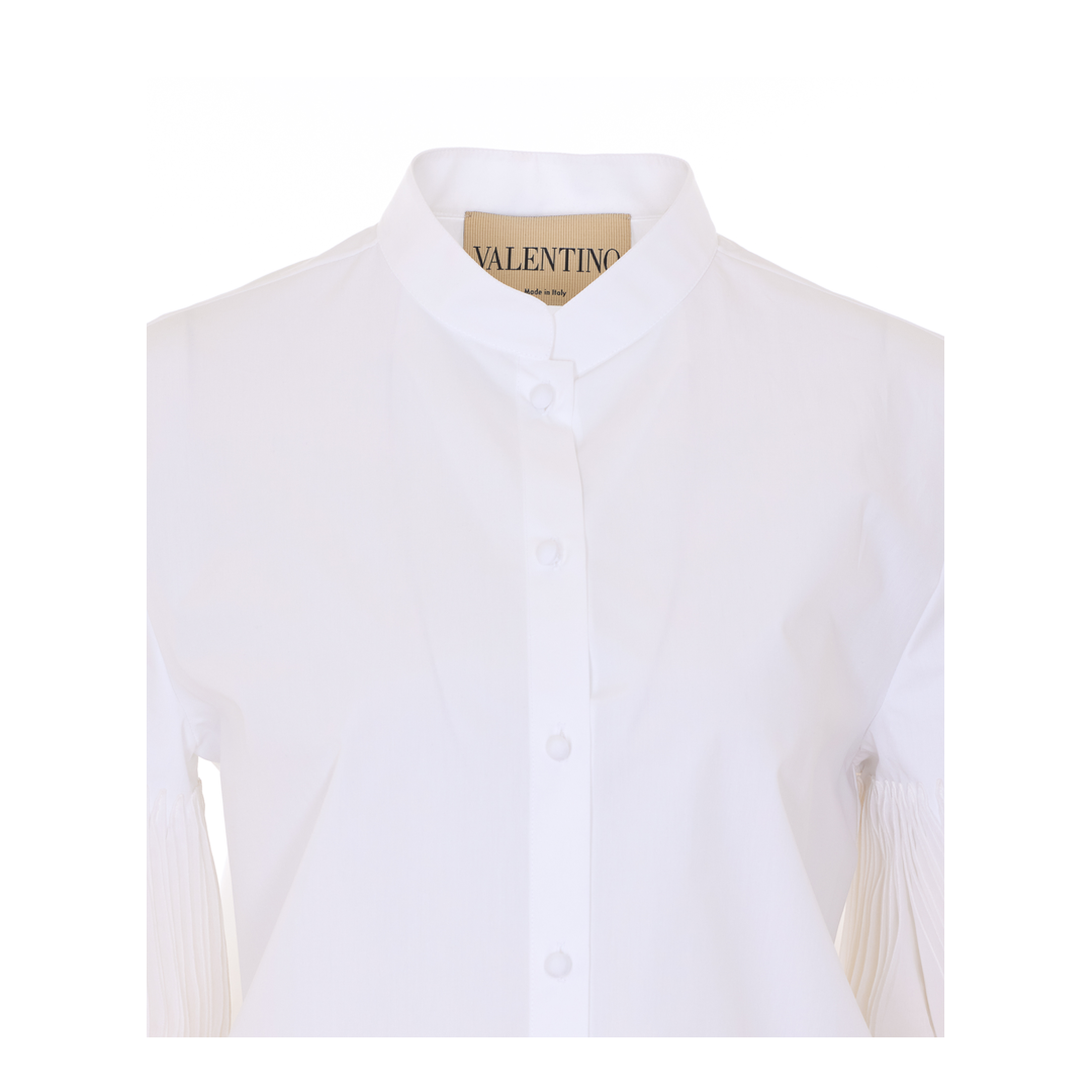 Women's White Poplin Shirt - Image 4