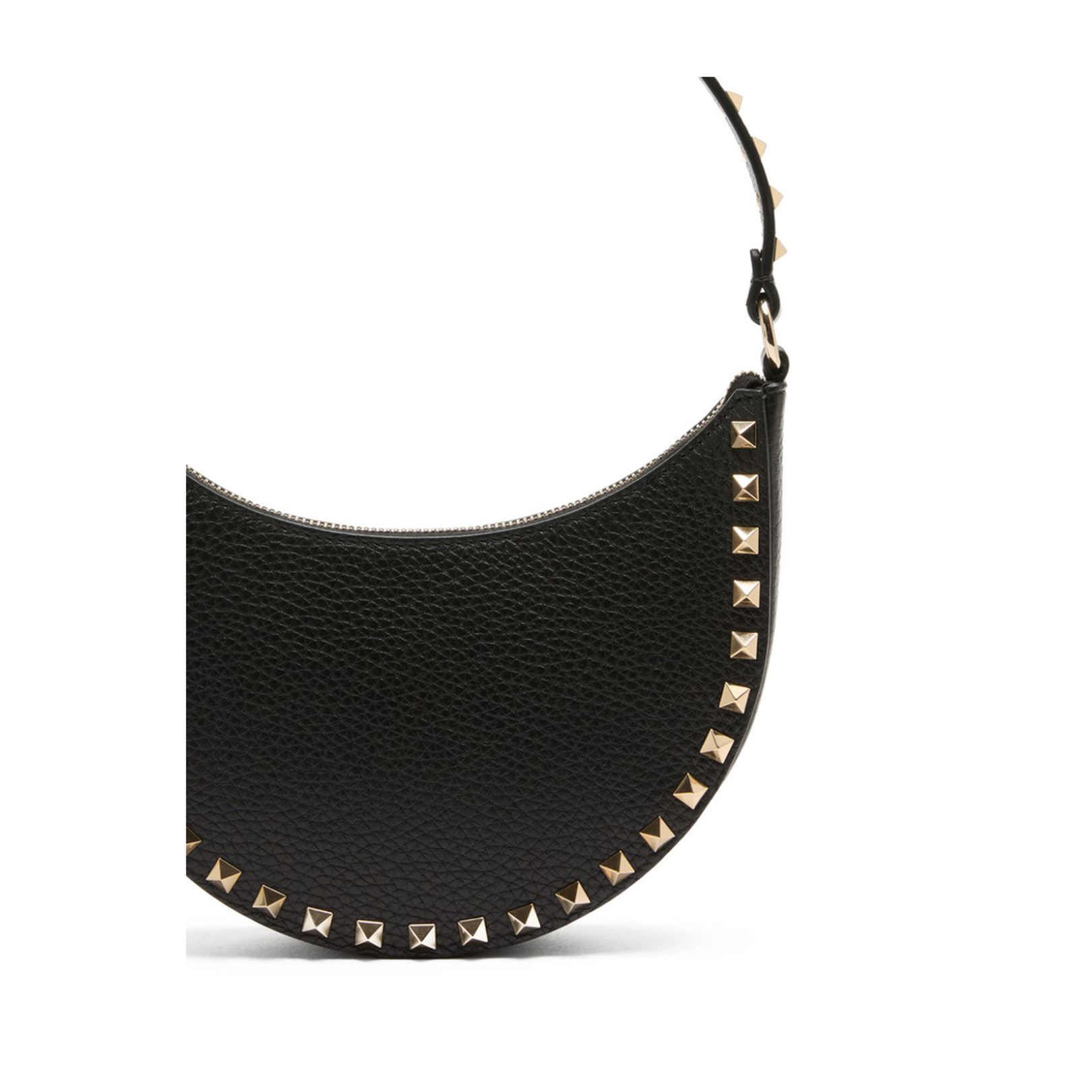 Rockstud Mini Leather Hobo Bag - Image 2