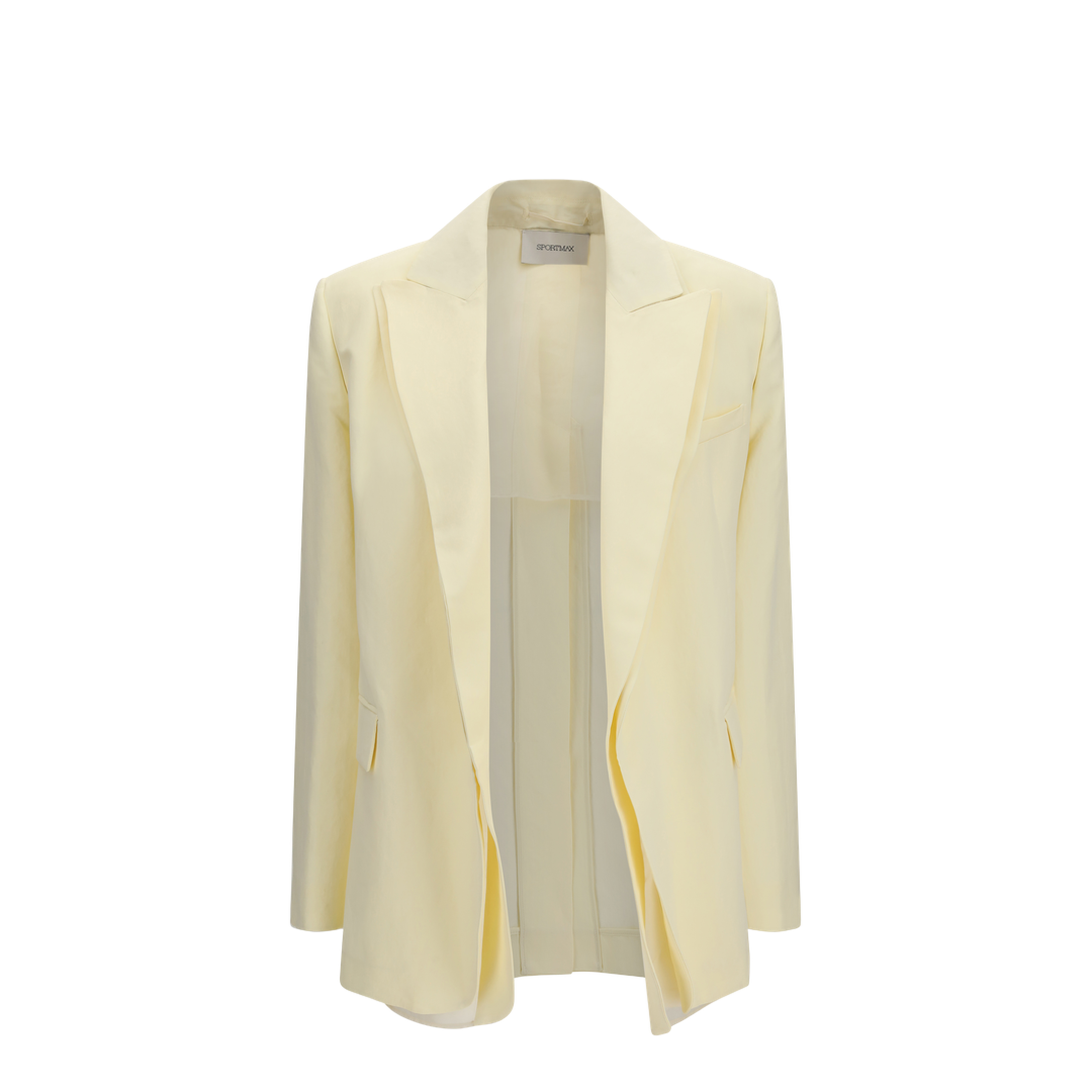 Double-collar Blazer in Viscose Blend - Image 1