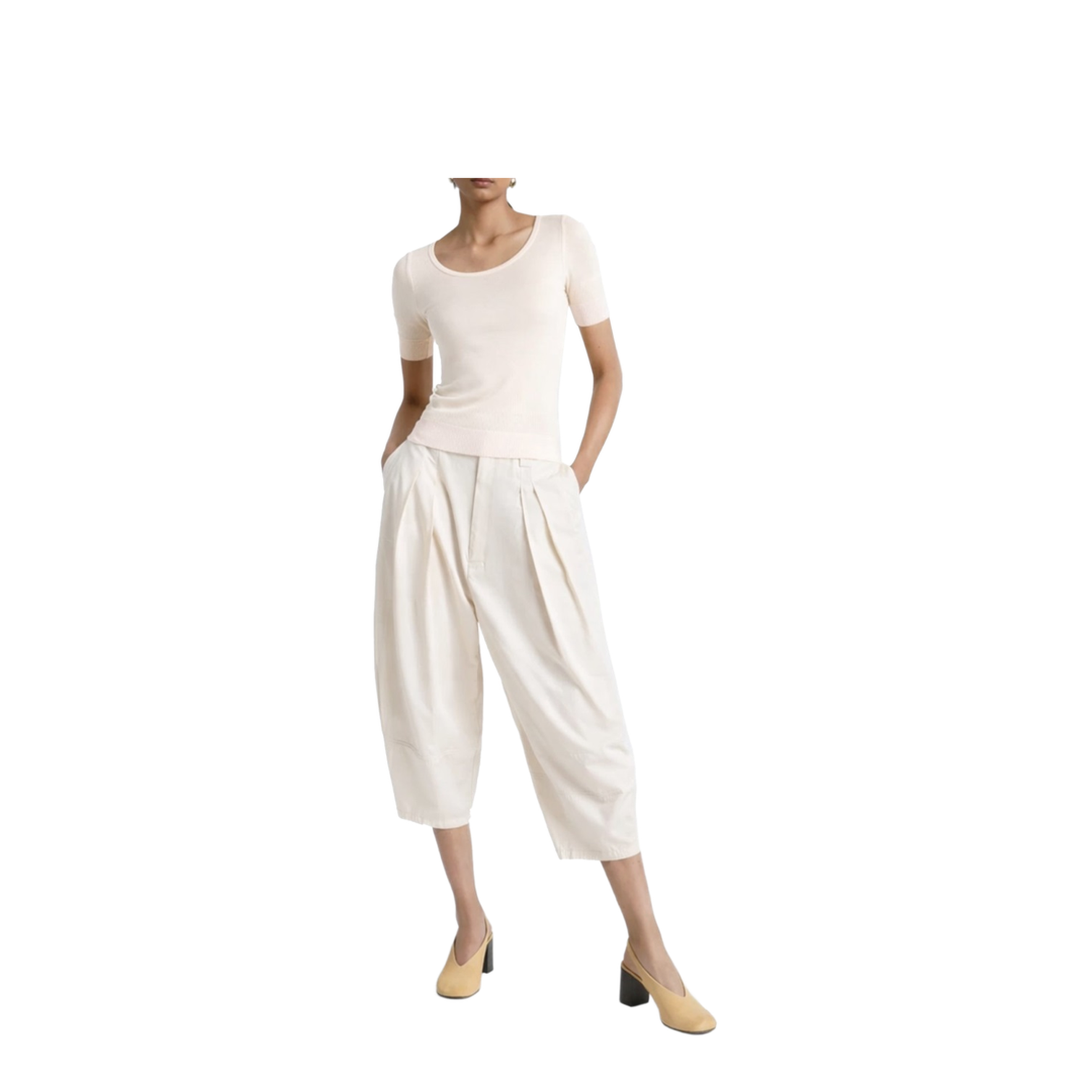 Trompe L'Oeil Viscose And Silk Top - Image 2