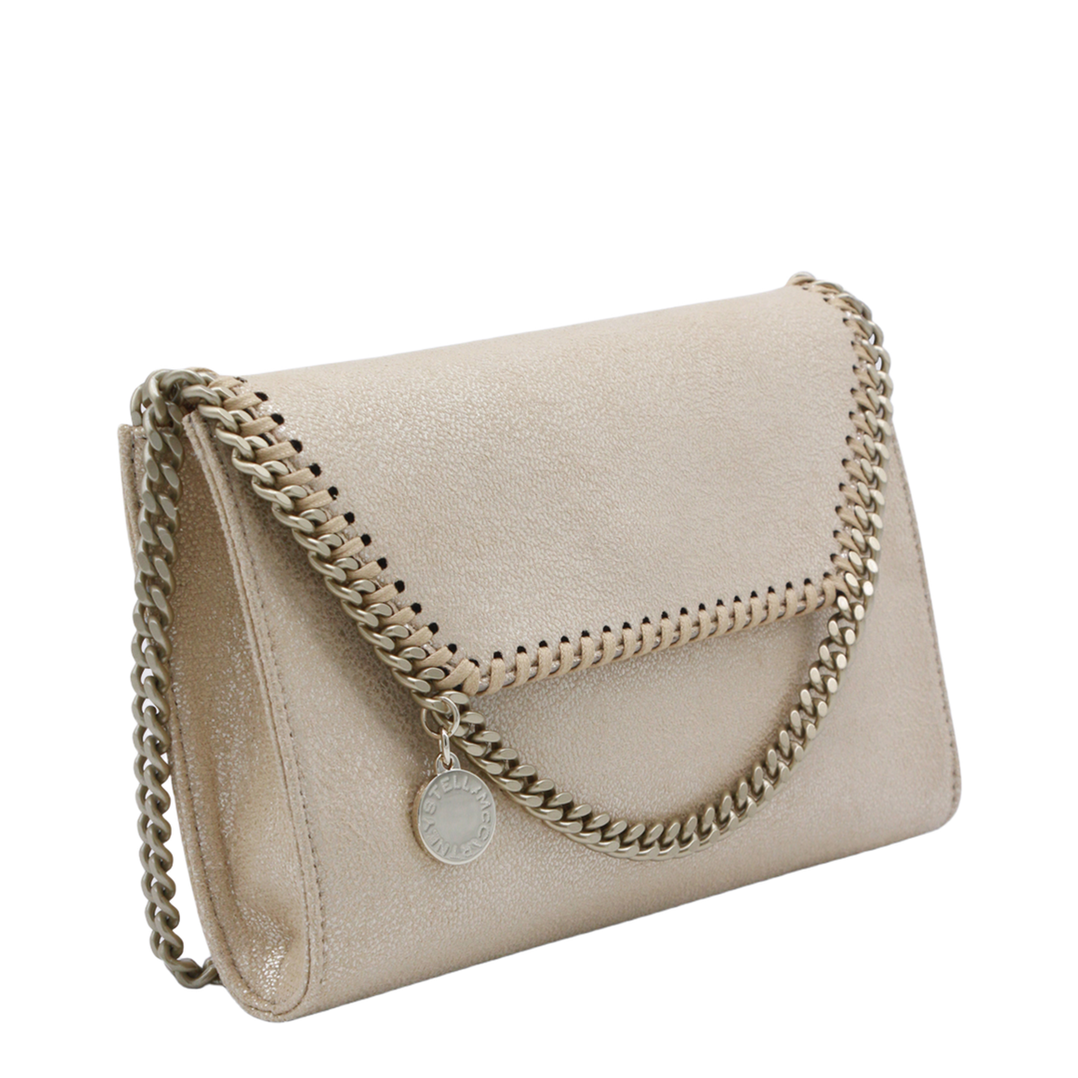 Falabella Polyester Wallet On Chain - Gold - Image 4