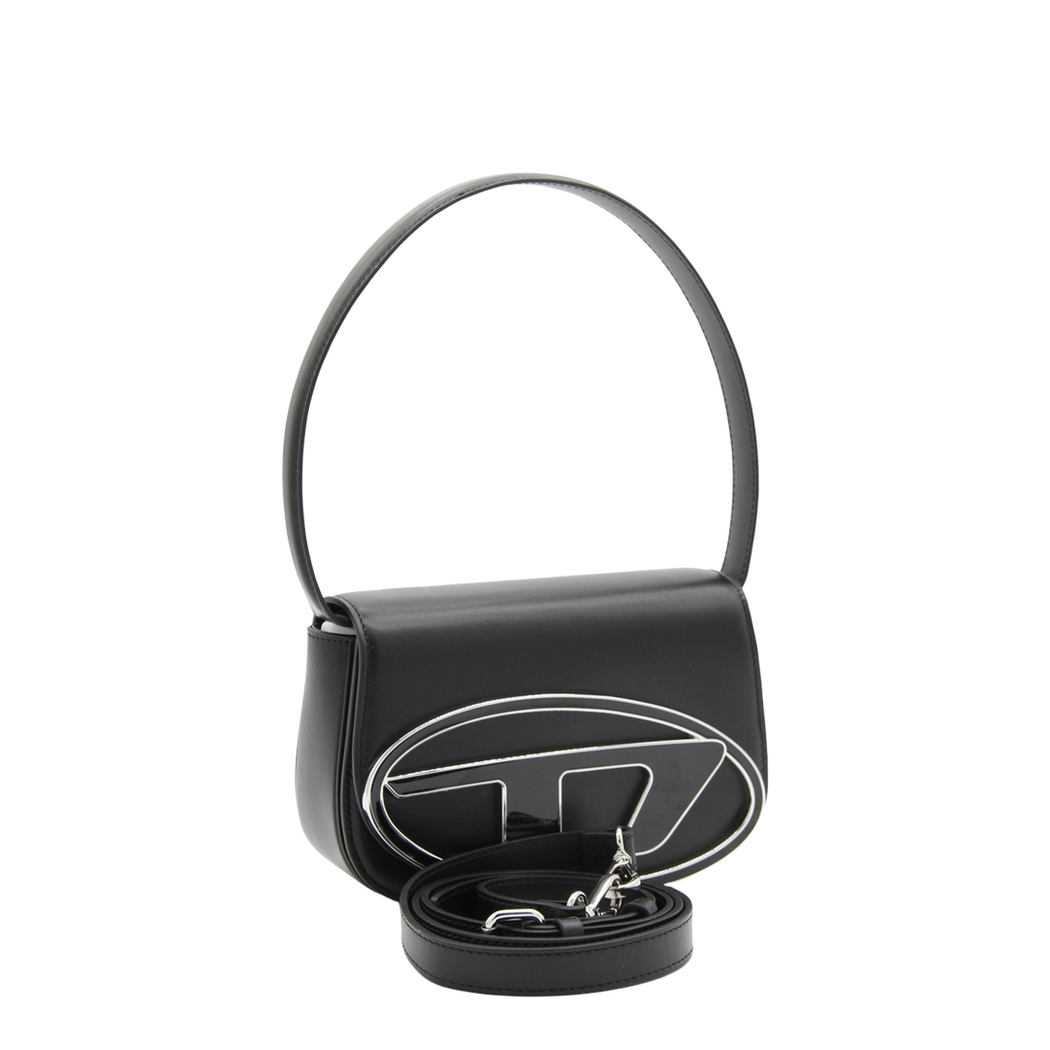 1DR-Iconic Nappa Leather Shoulder Bag - Black - Image 2