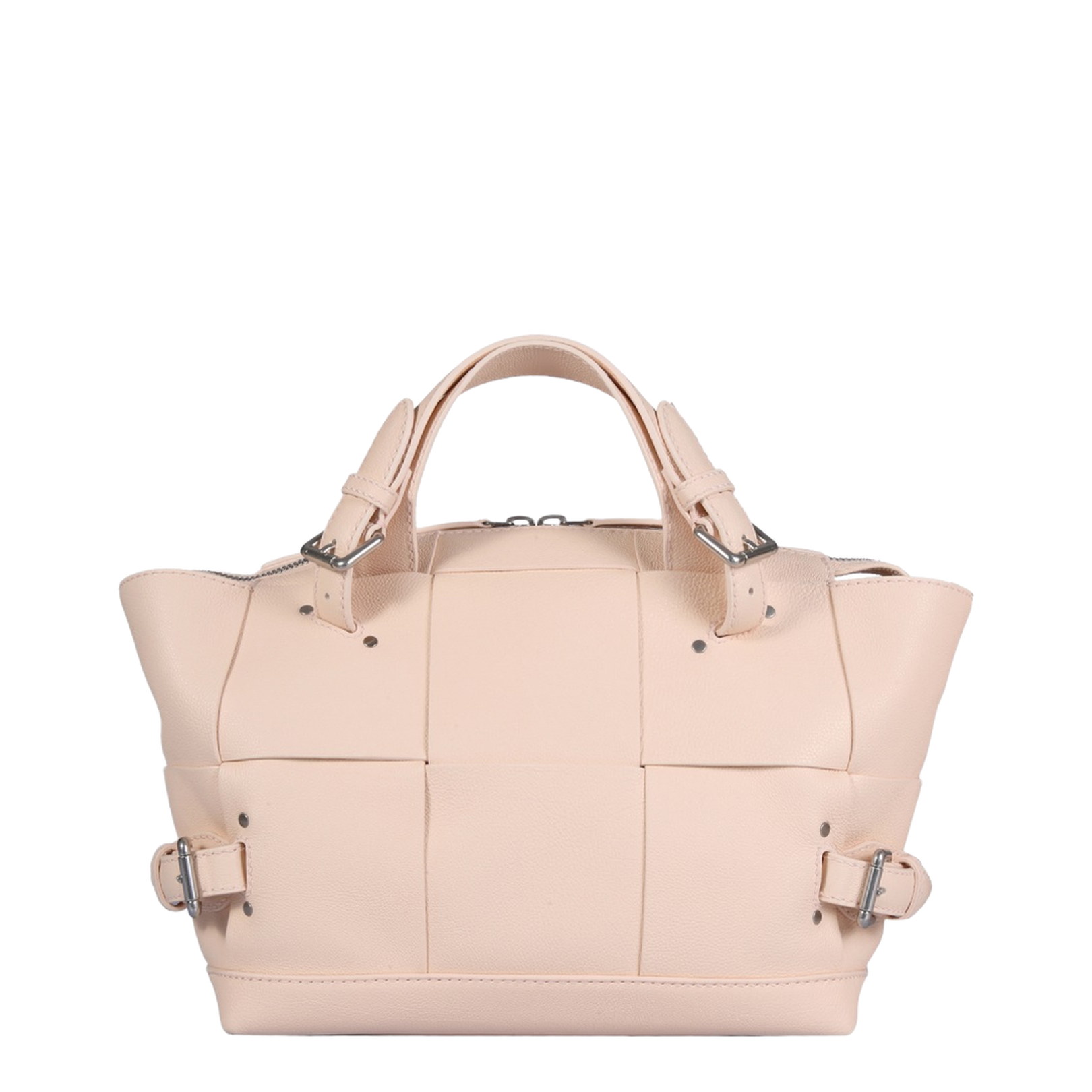 Arco Hobo Leather Handbags - Pink - Image 5