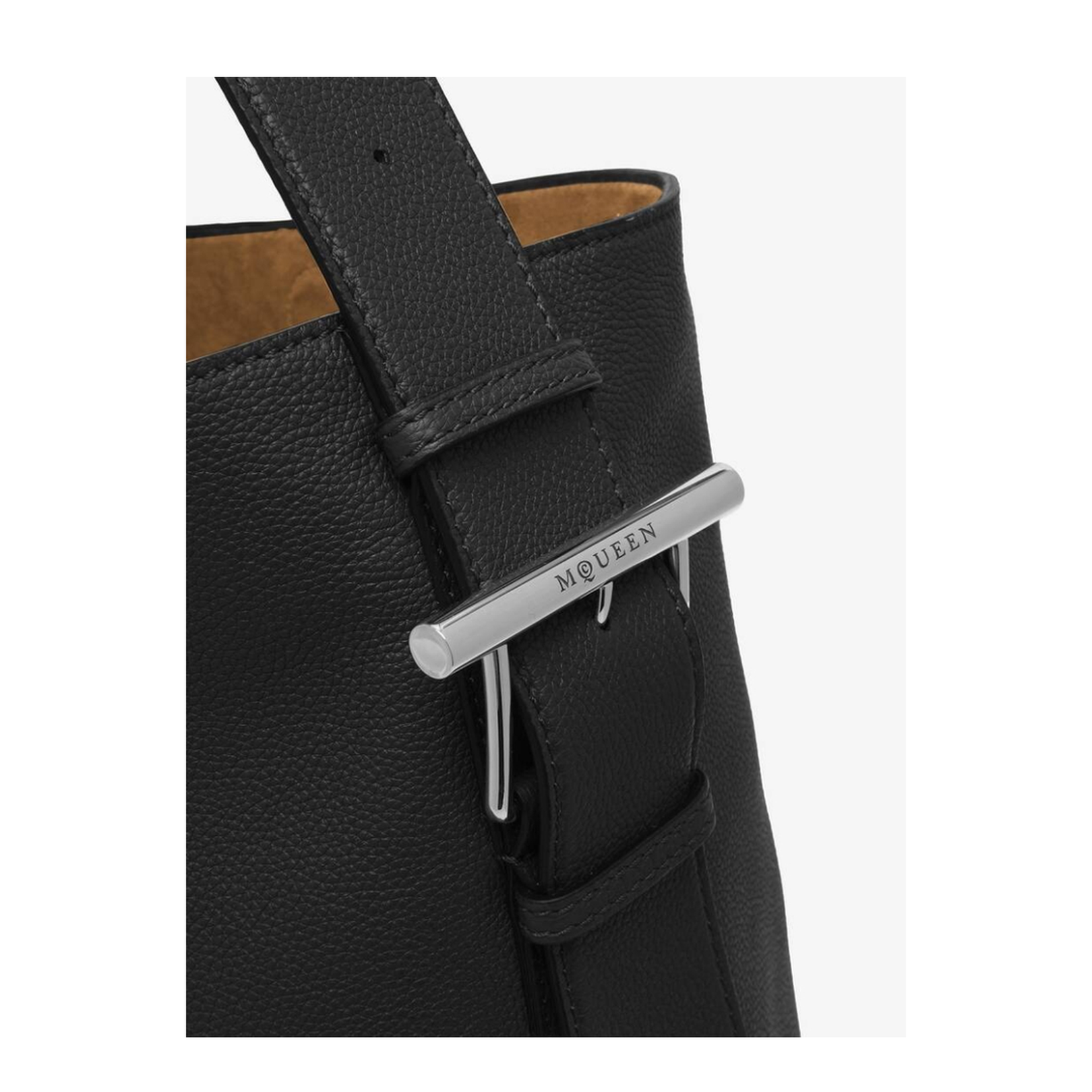 T-Bar Sling Hobo Bag Black - Image 5