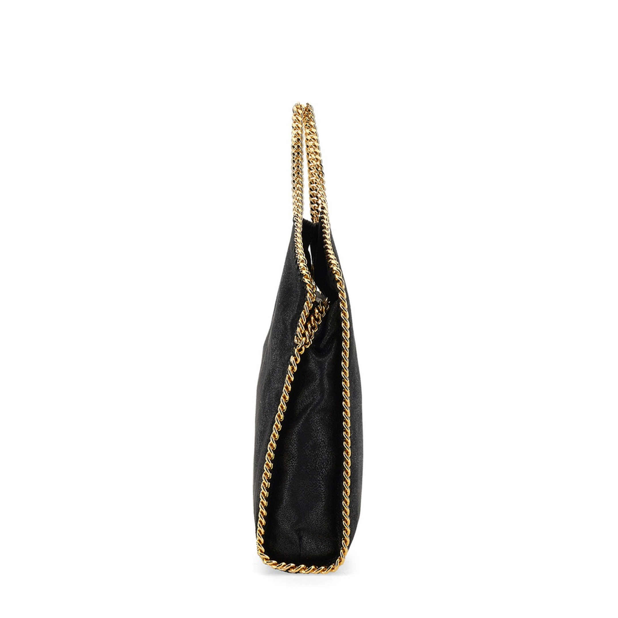 Falabella Medium Recycled Polyester Shoulder Bag - Black - Image 5