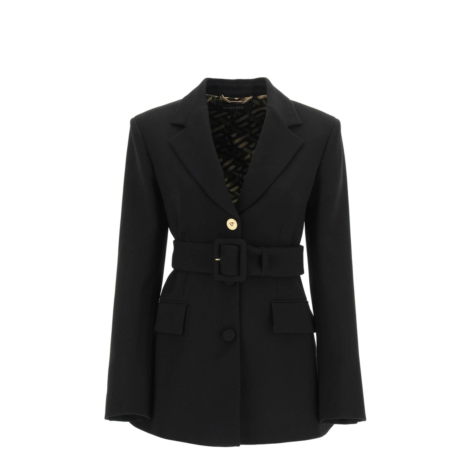 Jacket With Medusa Button - Image 1