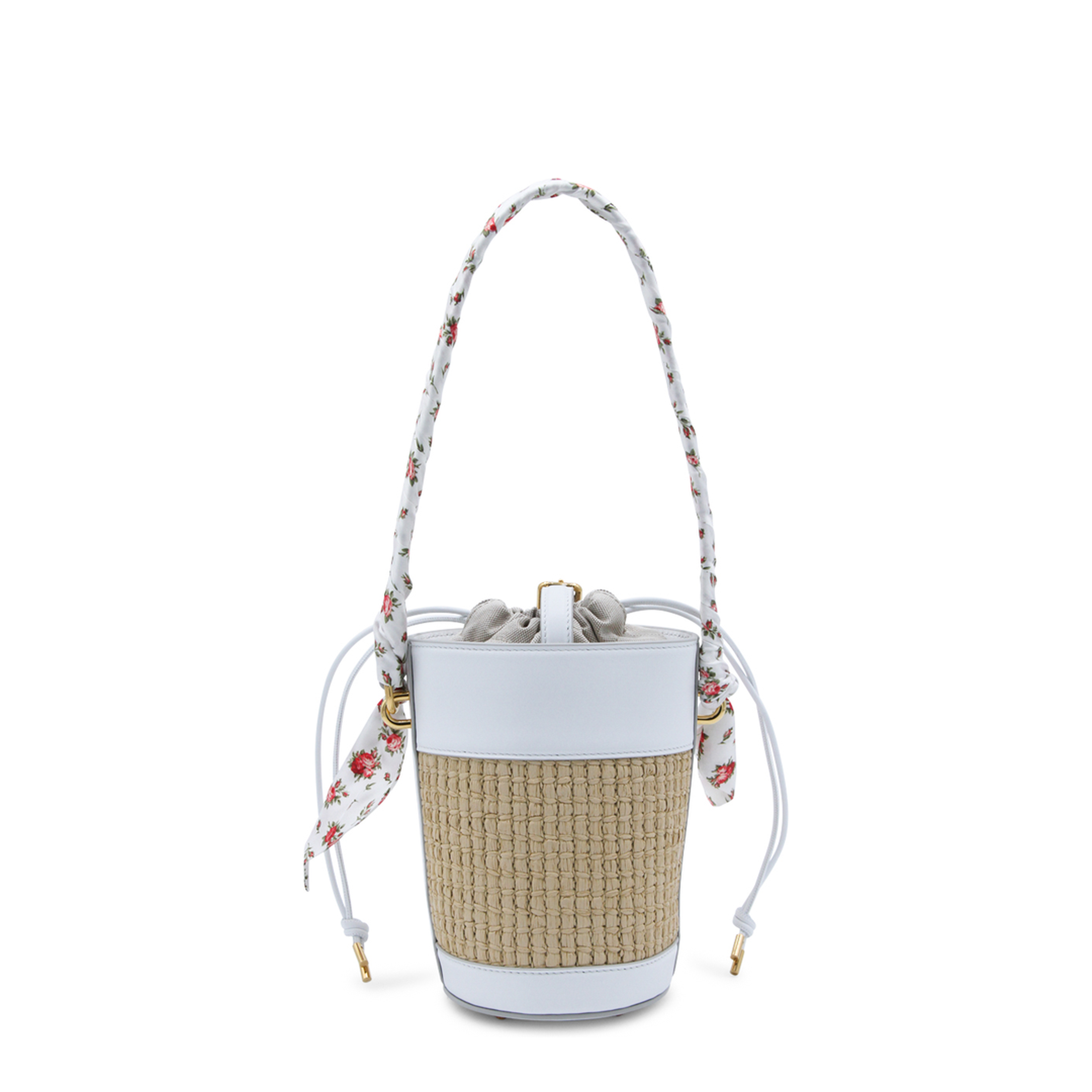 Capri Raffia Bucket Bag - Multicolor - Image 5