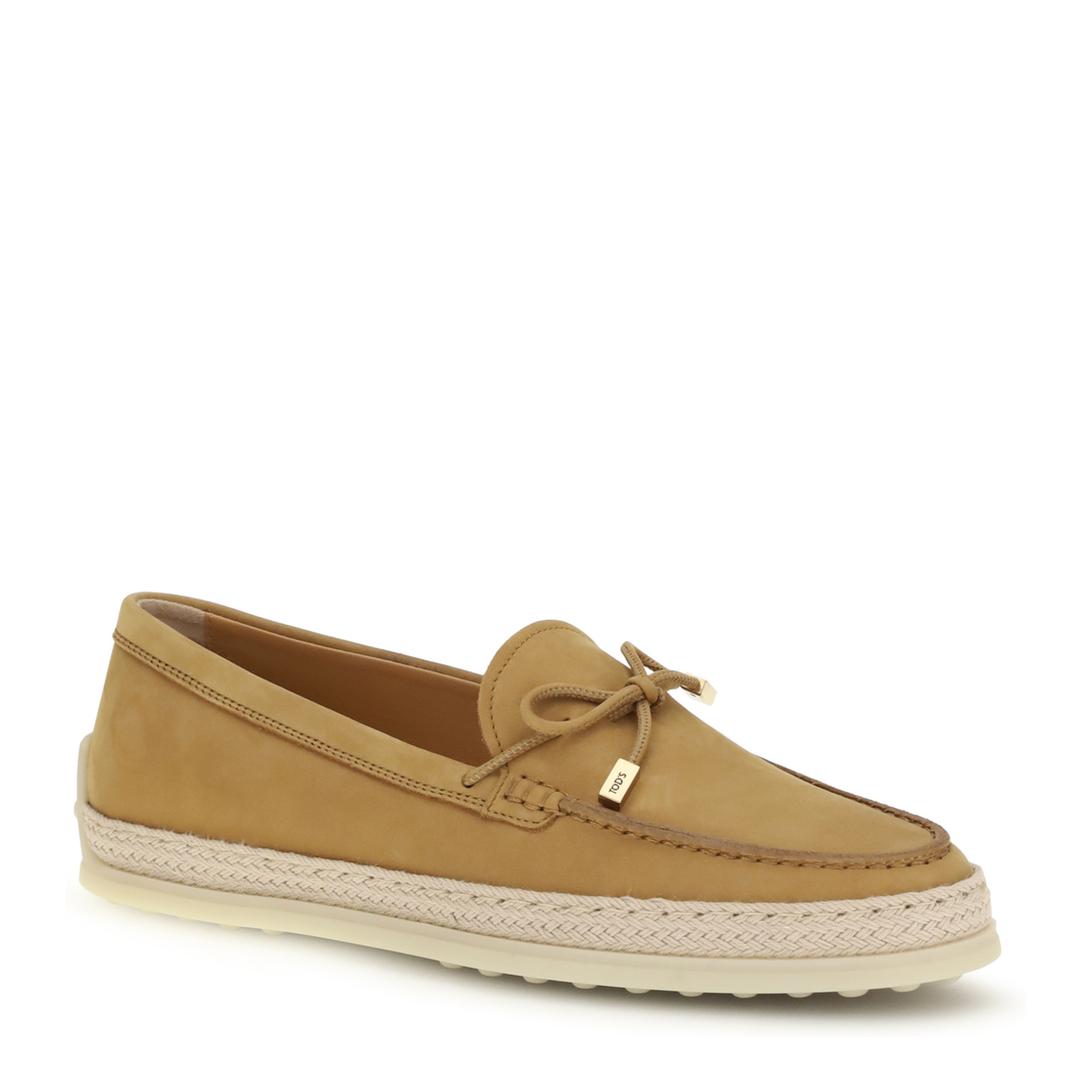 Suede and Raffia Loafers - Image 2