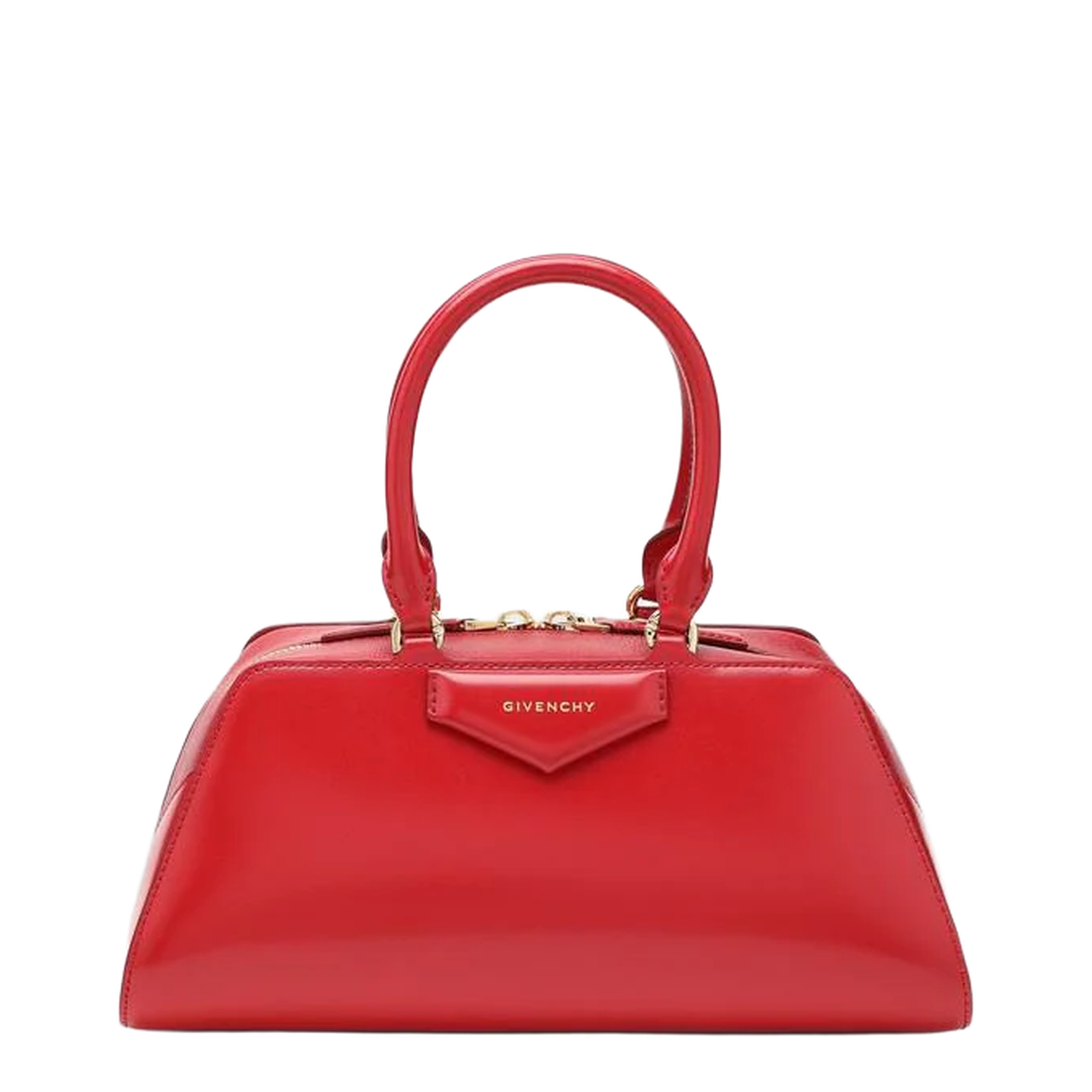 Antigona East-West Small Bag Leather Red - Image 1