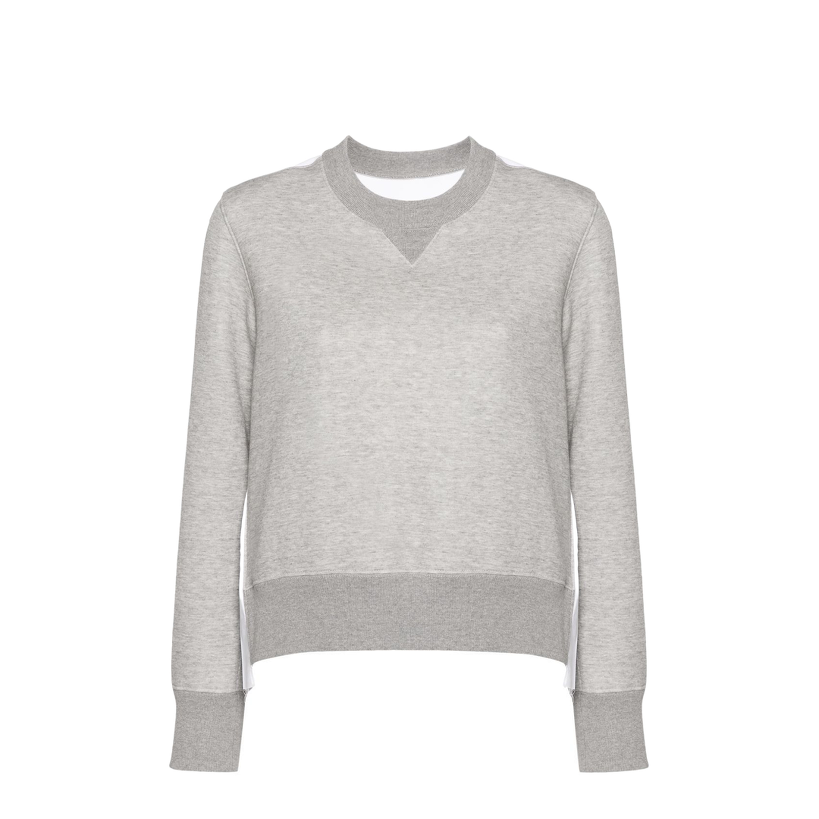 Cotton and Nylon Crewneck Sweater - Image 1