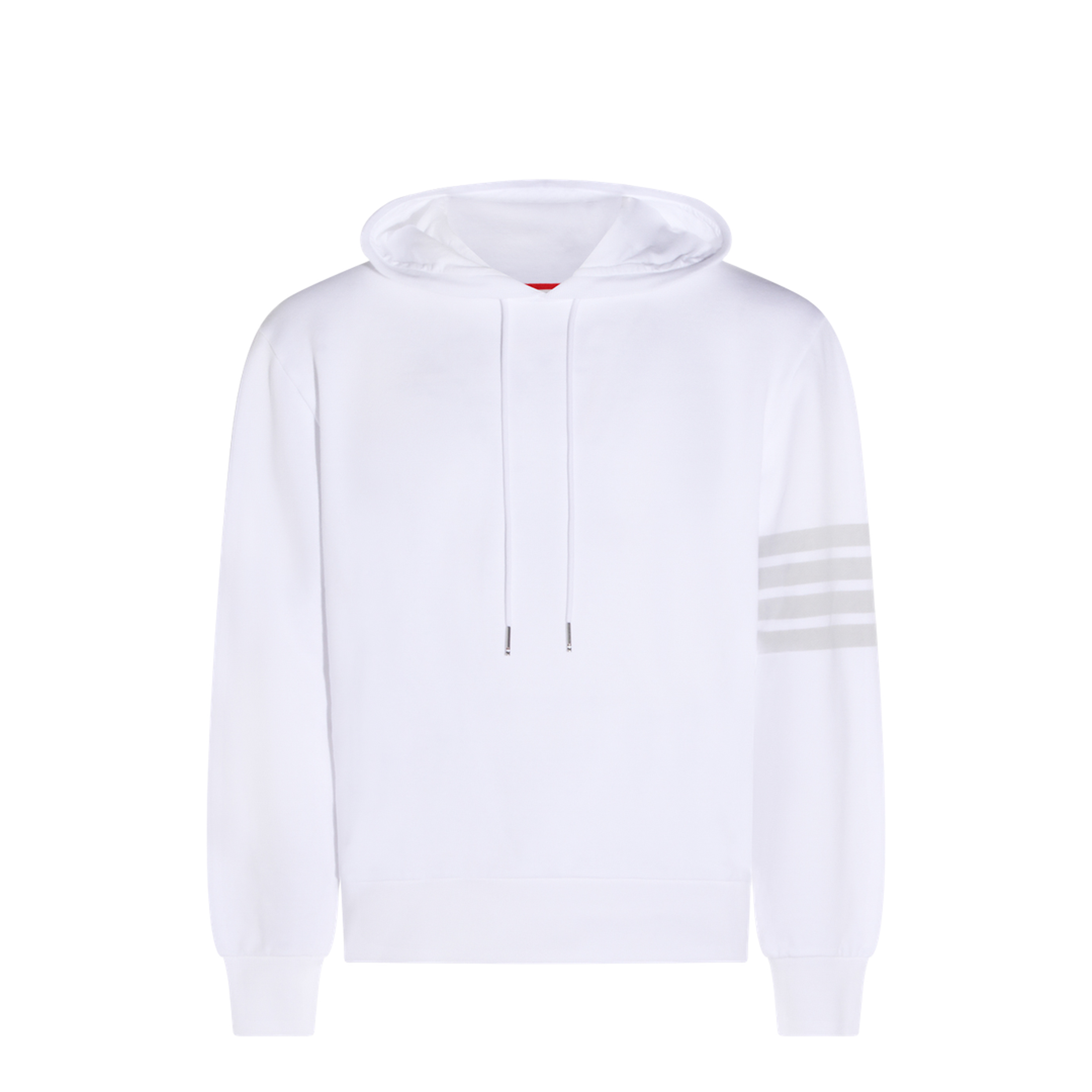 Long Sleeve Hoodie Pullover With Overdyed 4 Bar In Solid Loopback - Image 1