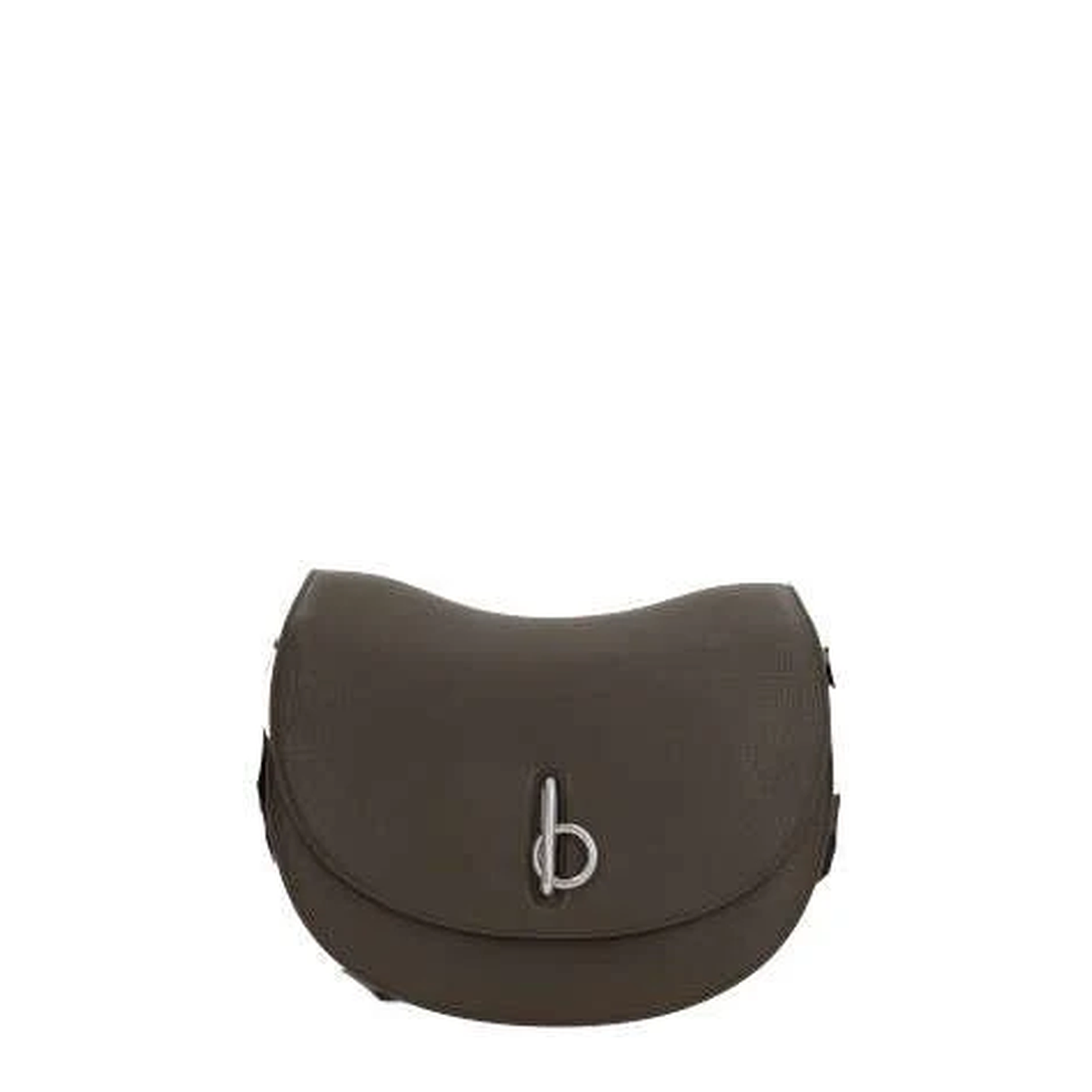 Military Green Grained Leather Crossbody Bag - Image 1