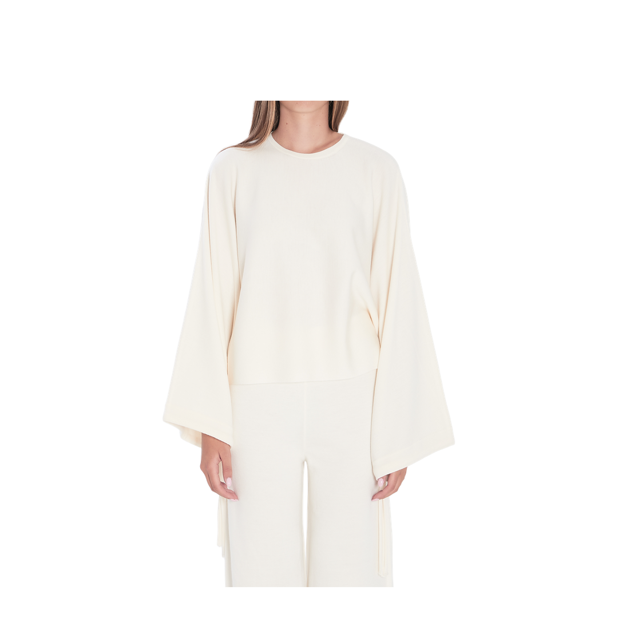 Sweater in Fine Wool Yarn - Image 1