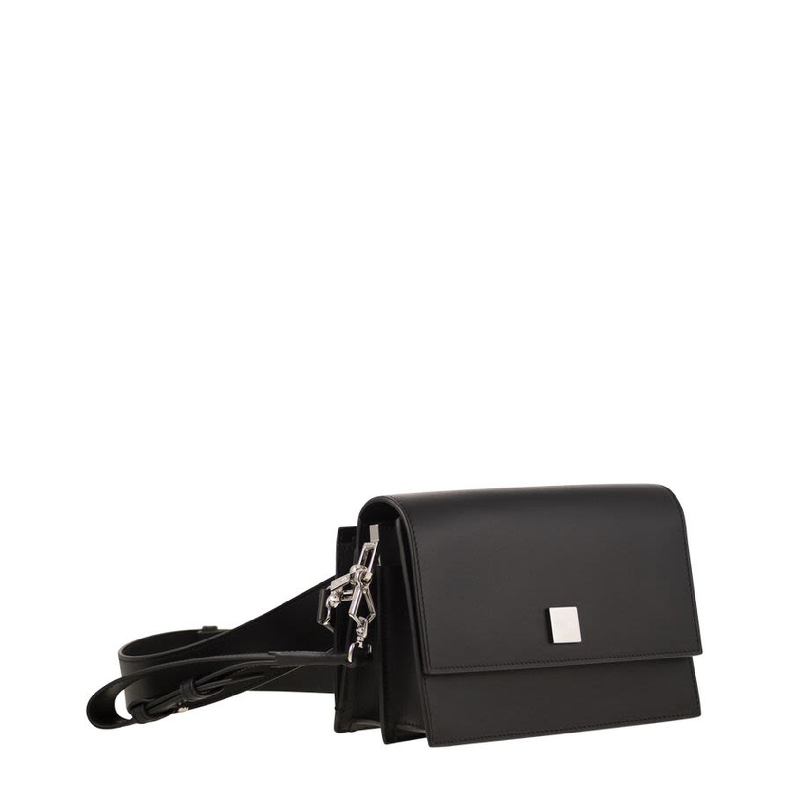 Biancaroughs Small Leather Crossbody Bag - Black - Image 4