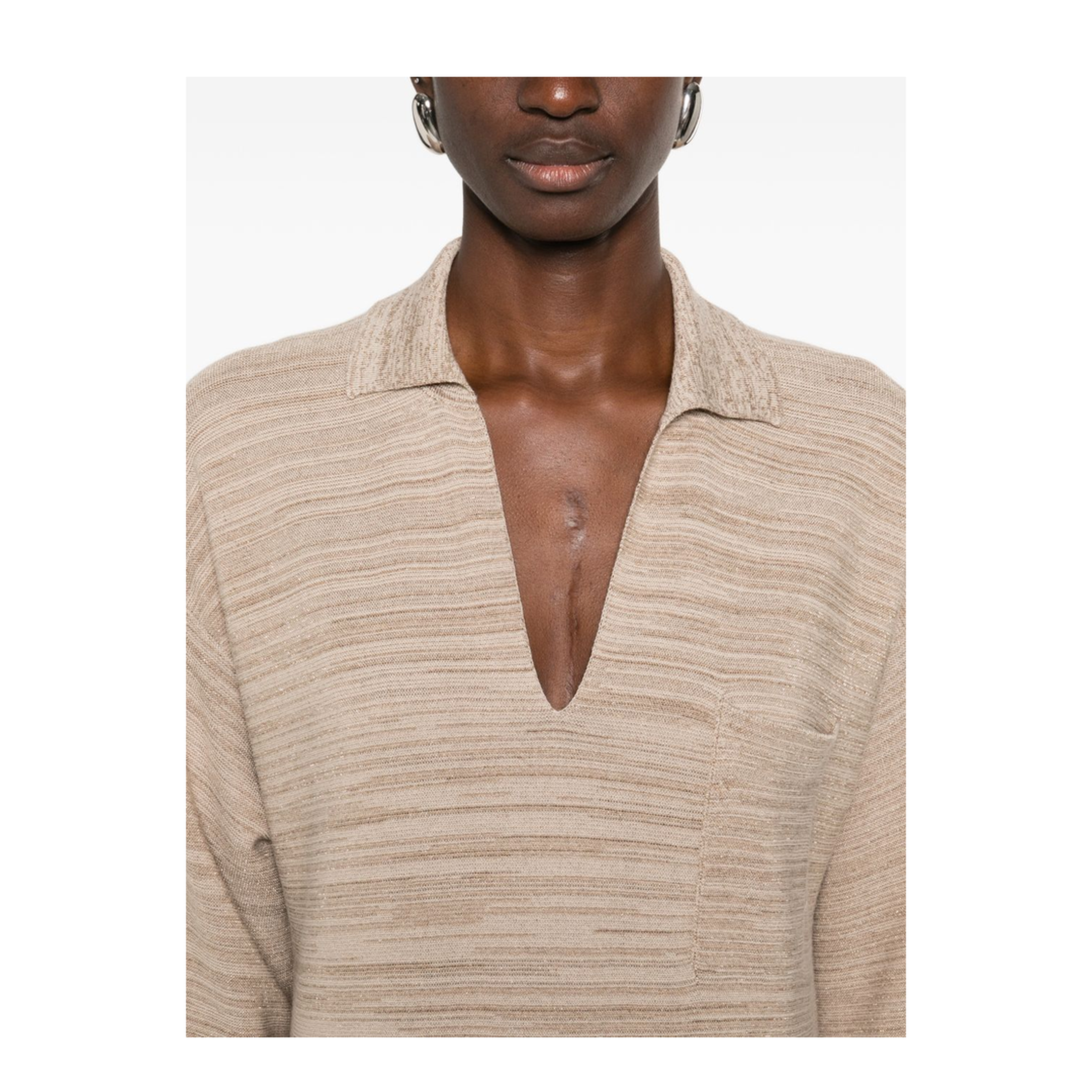 V-Neck Pocket Maxi Dress - Image 3