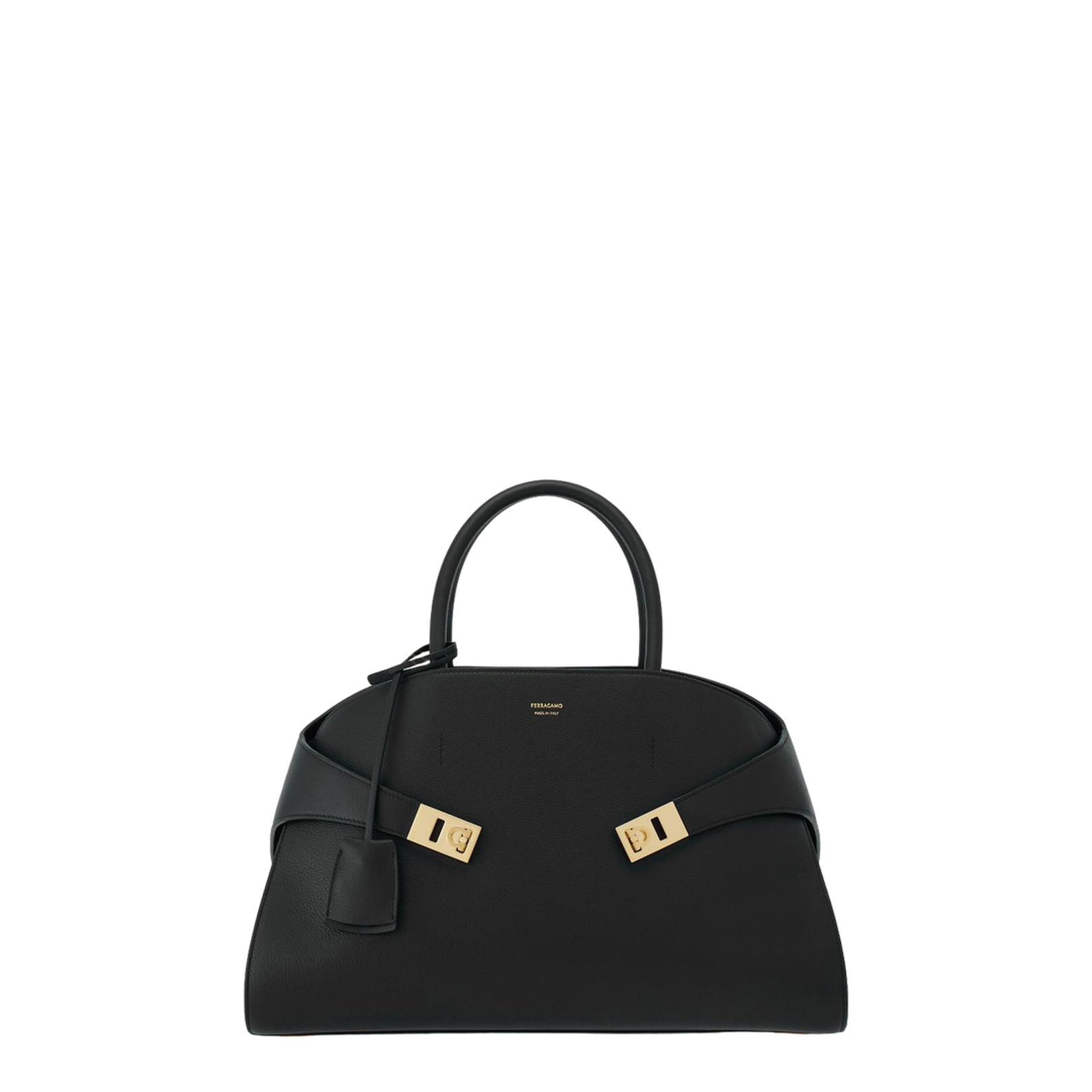 Hug Medium Leather Handbag - Image 1