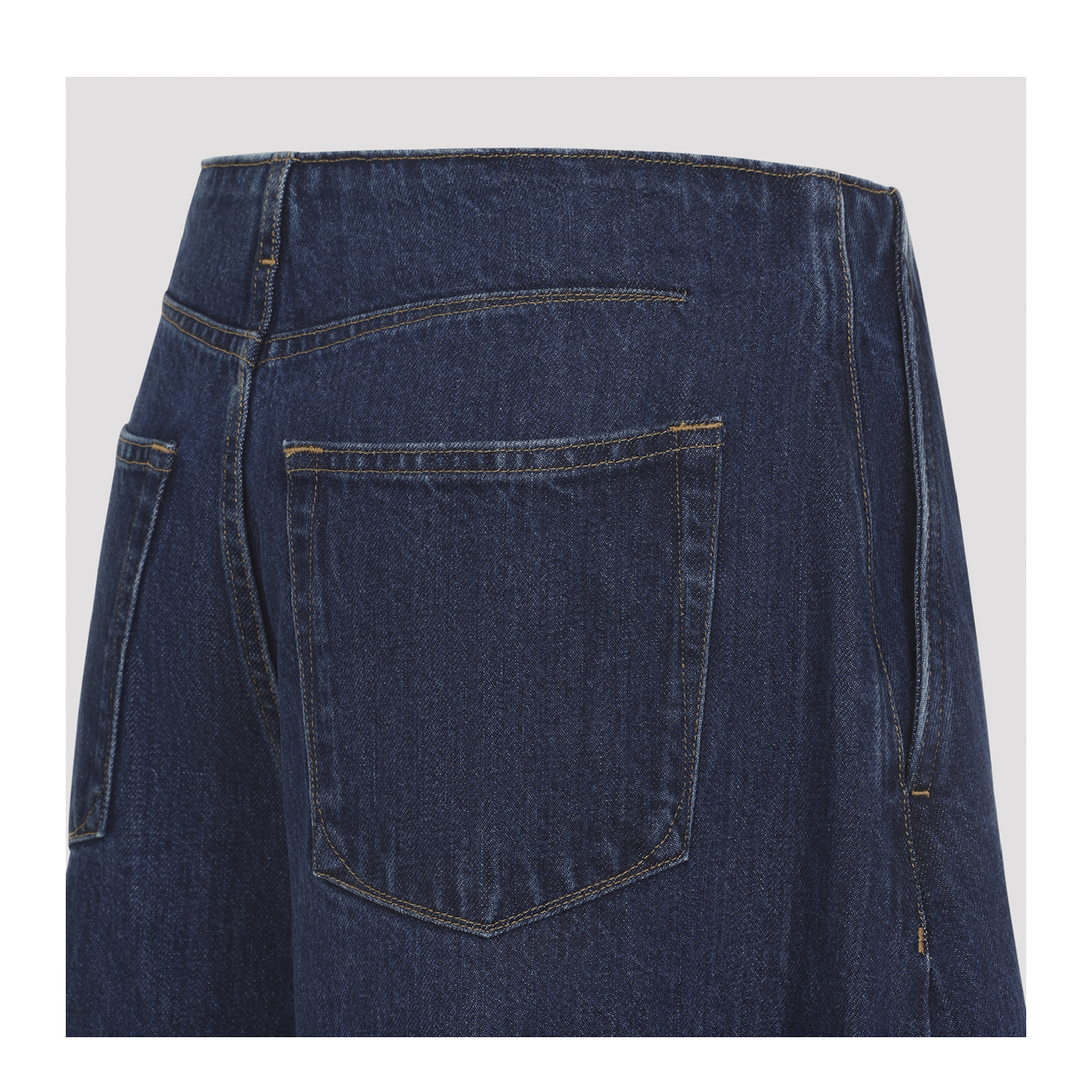 Wide Leg Denim Pants - Image 5