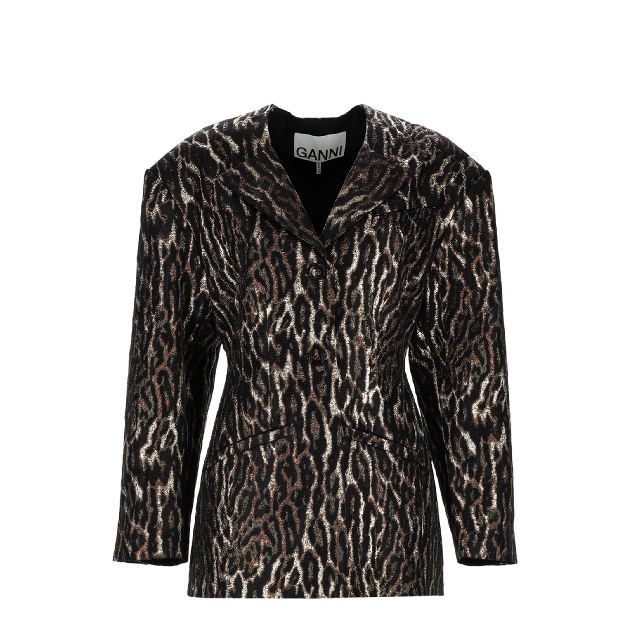 Animal Print Blazer - Image 1