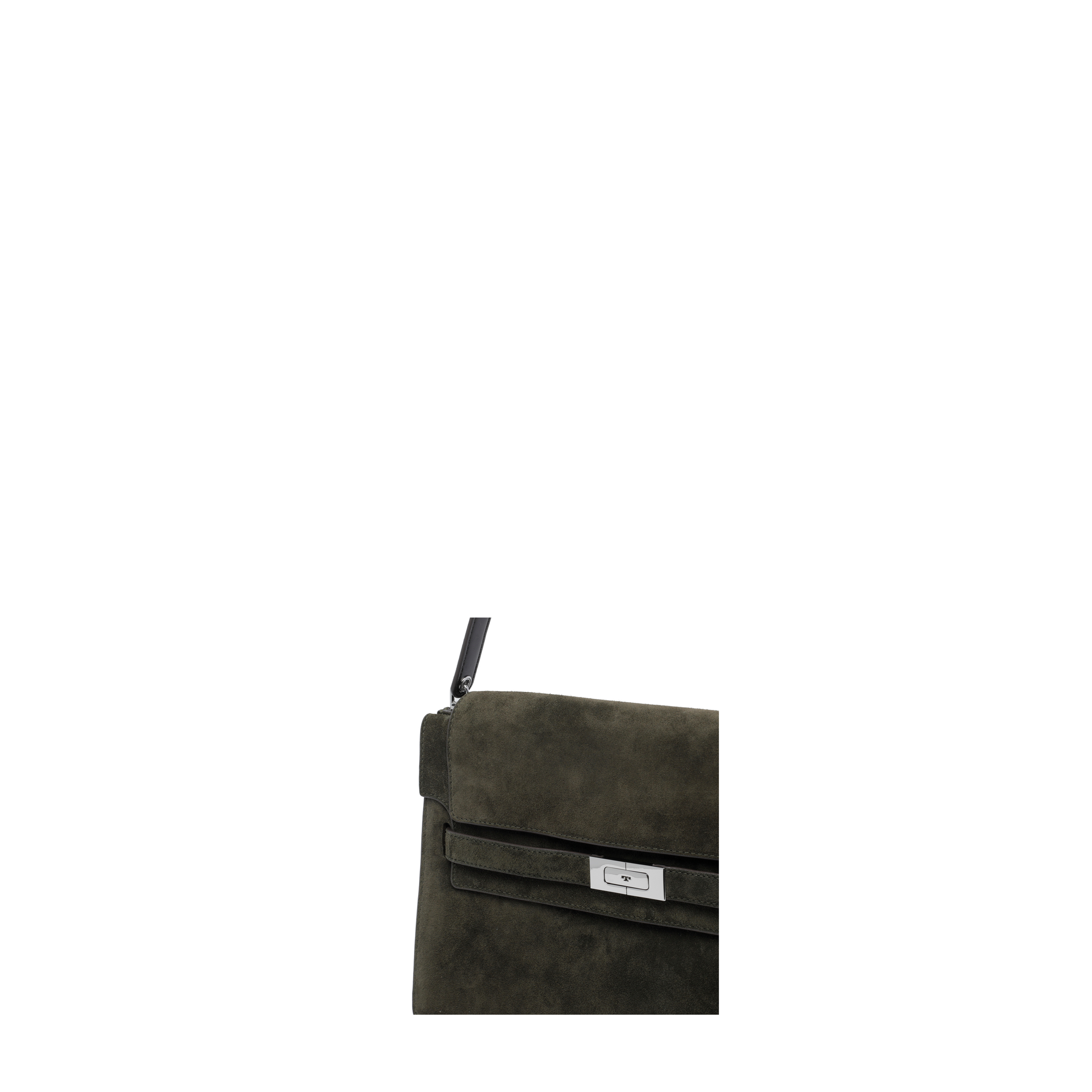 Shoulder Bag Leather Black - Image 4