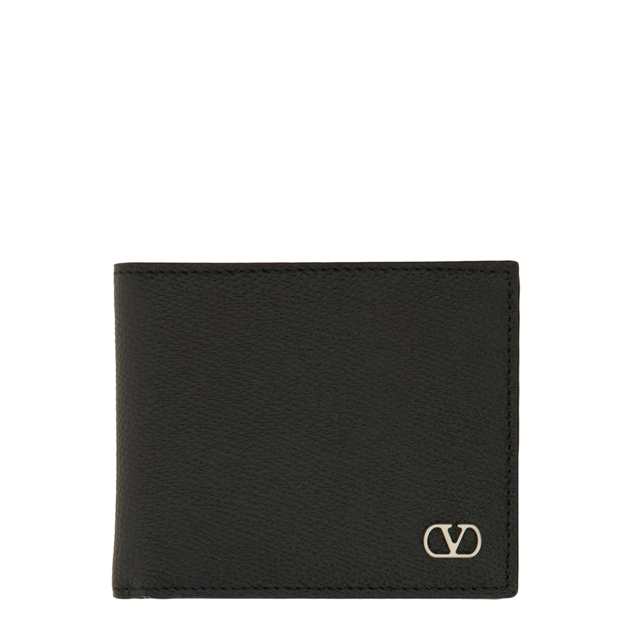 VLogo Signature Grainy Calfskin Wallet - Image 1