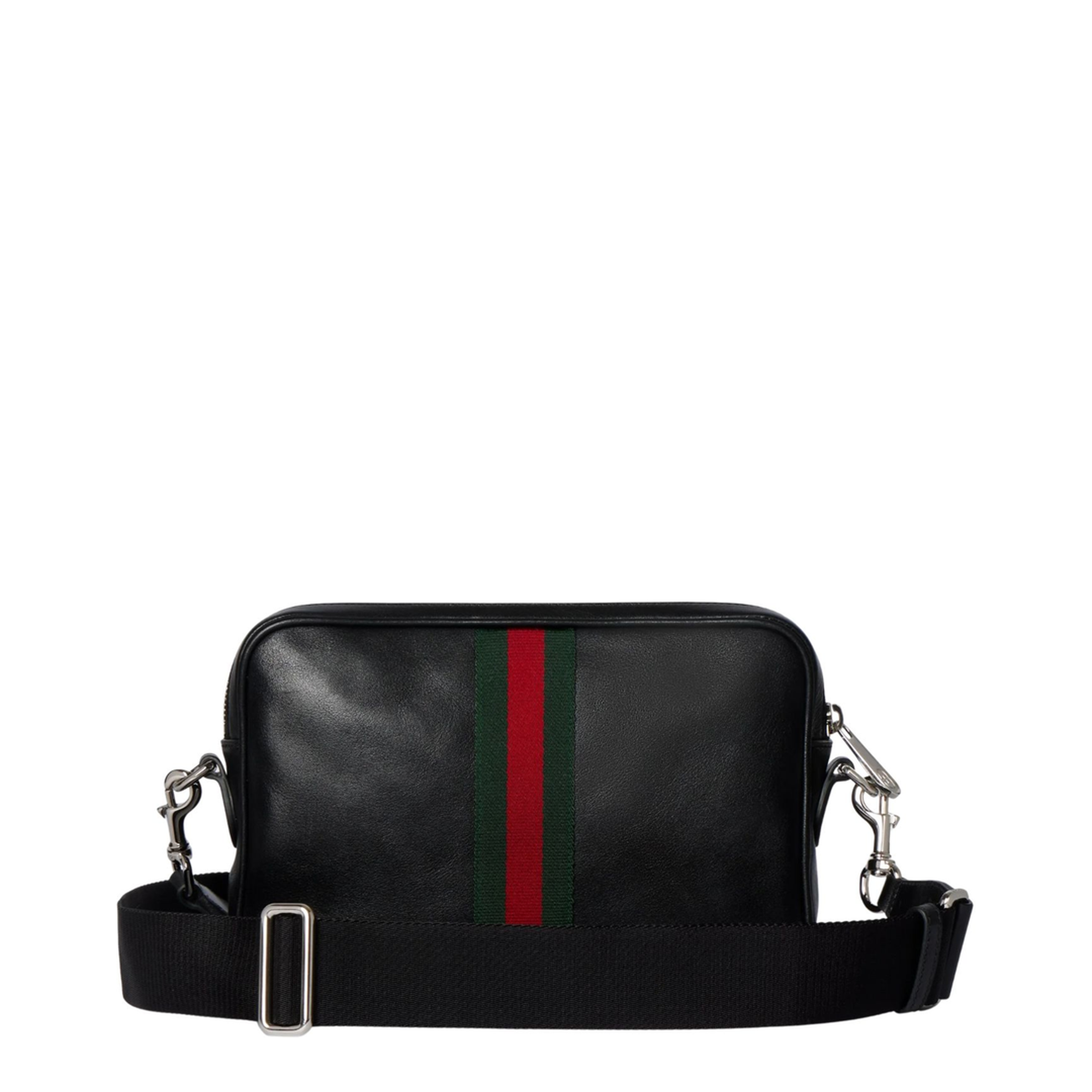 Web Trademark Small Crossbody Bag - Black - Image 4