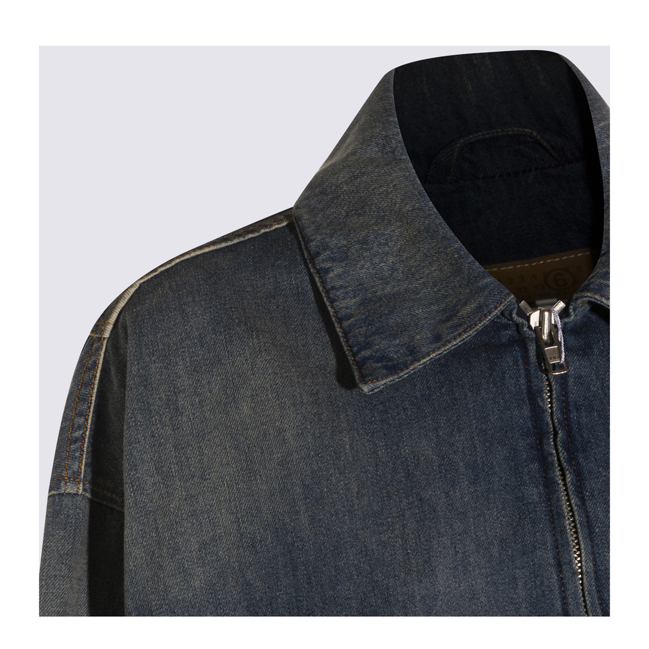 Blue Denim Jacket With Flap Pockets - Image 8