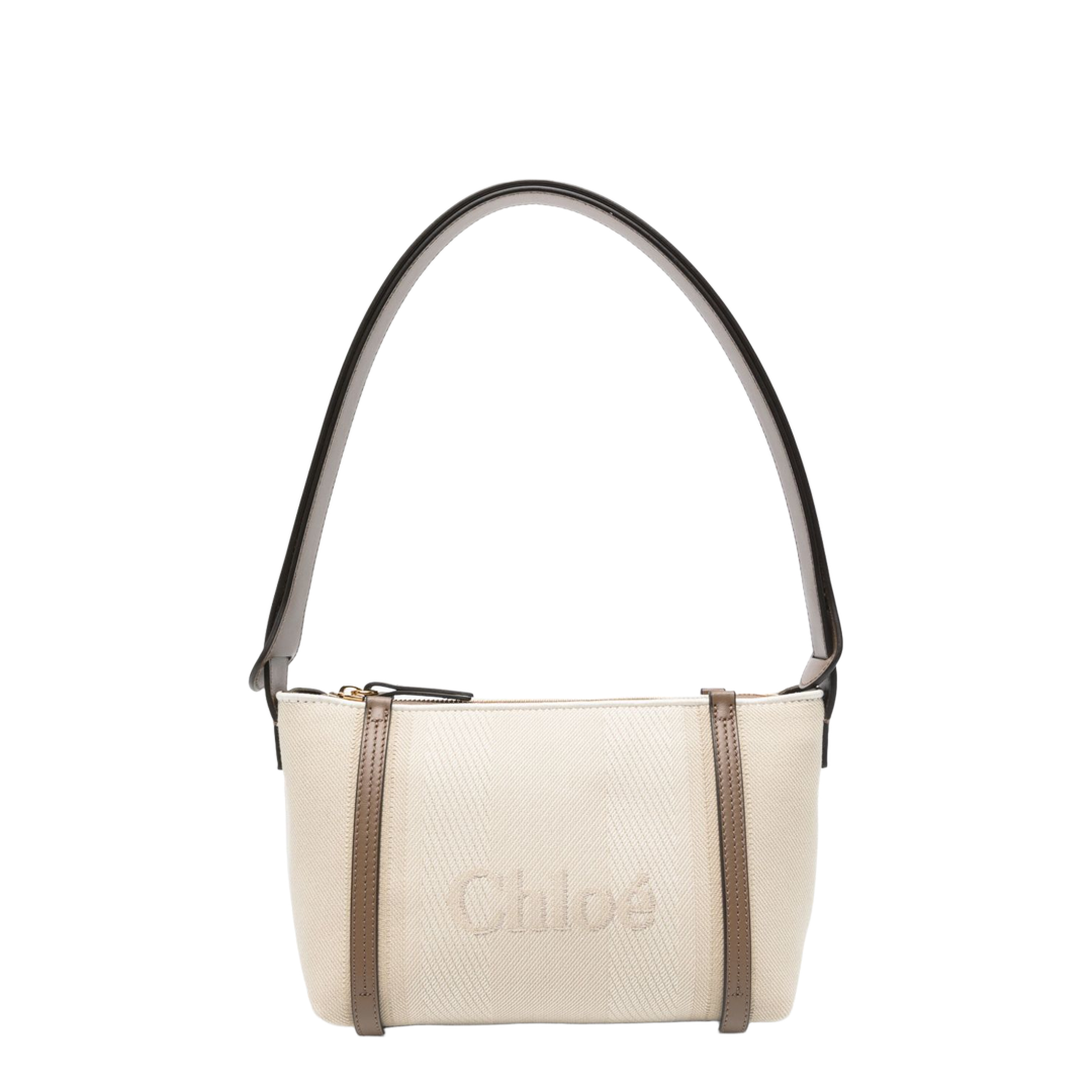 Carry Small Canvas Shoulder Bag - Vegetal Beige - Image 1