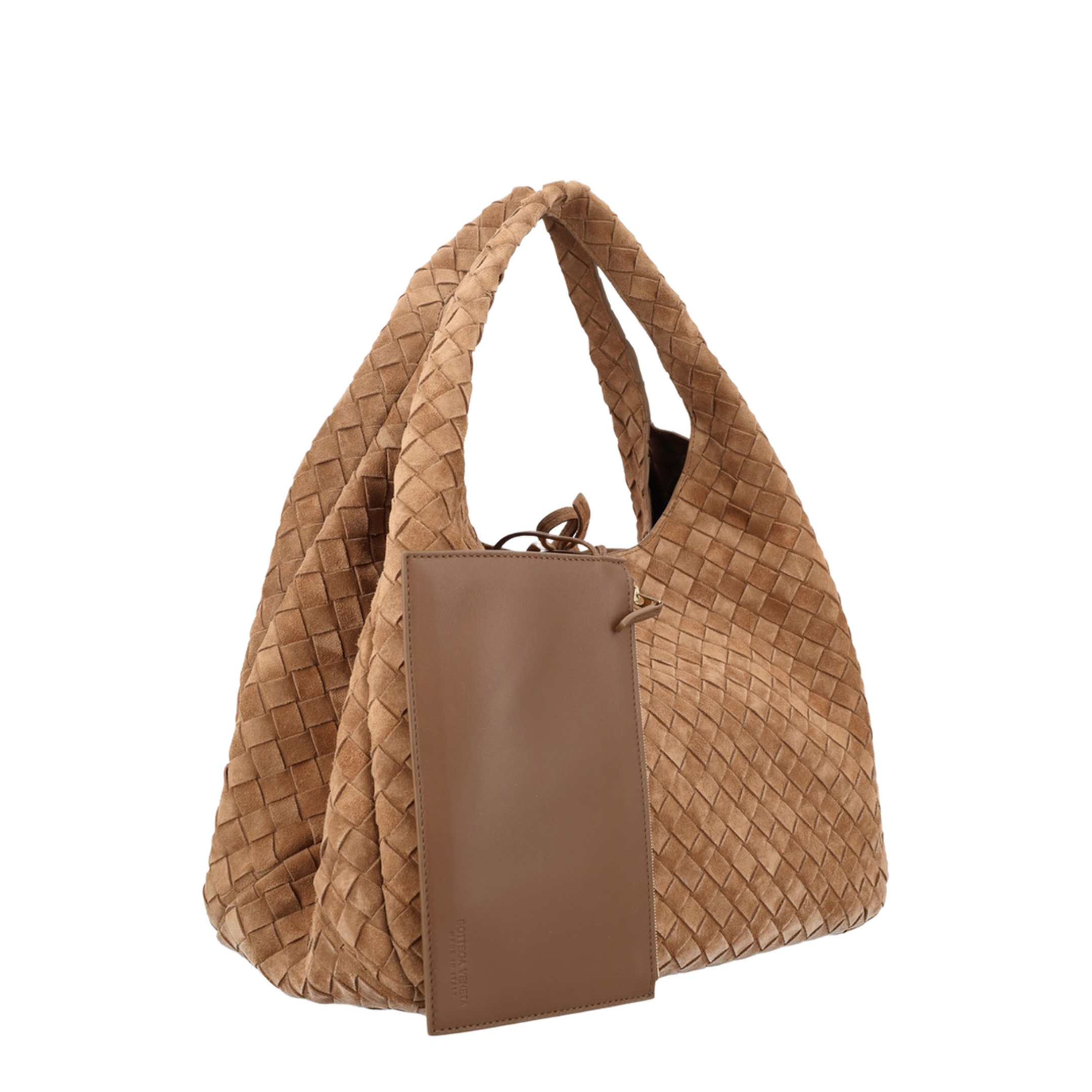 Campana Large Calfskin Handbag - Nocciola - Image 3
