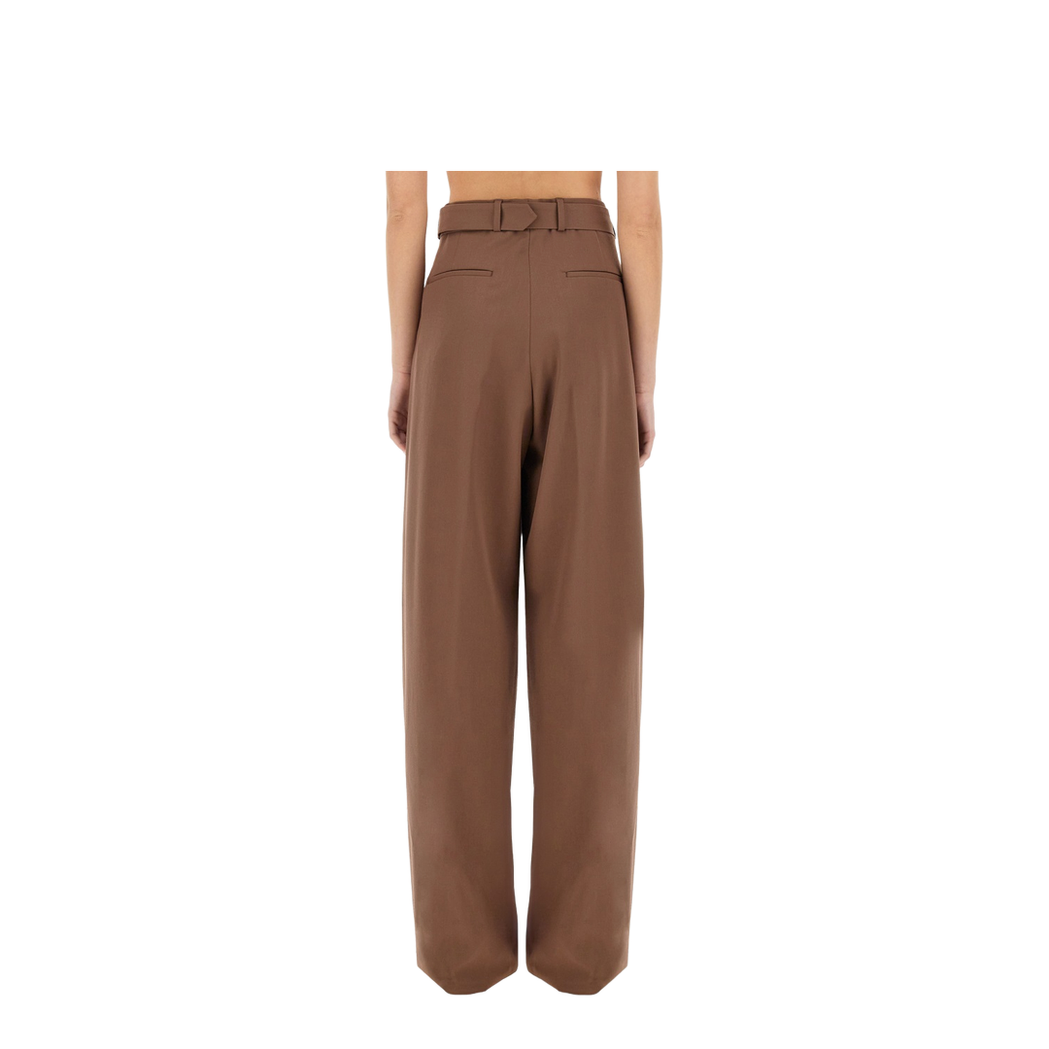 Wide-Leg Pants with Belt - Image 4