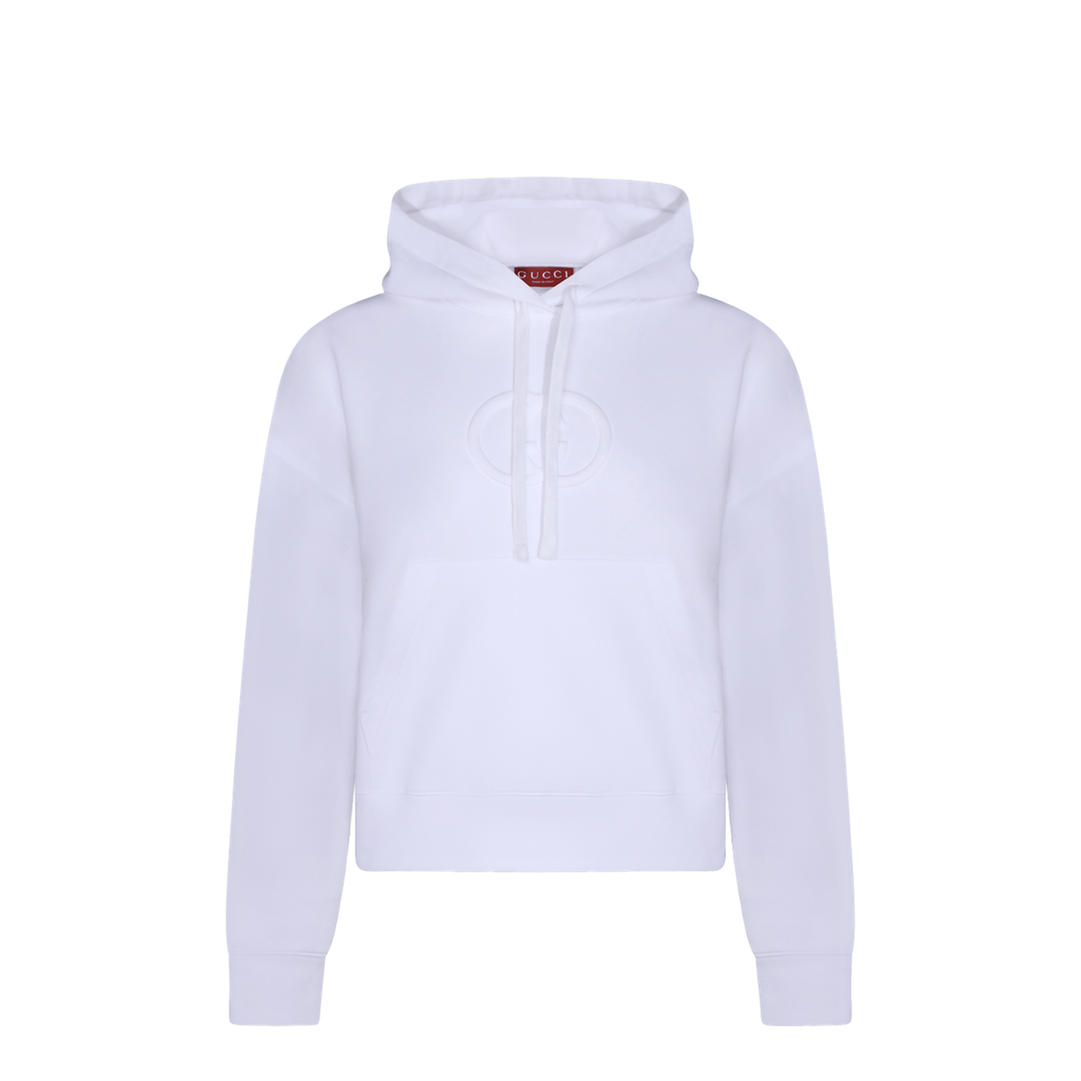 White Cotton Oversize Sweatshirt - Image 2