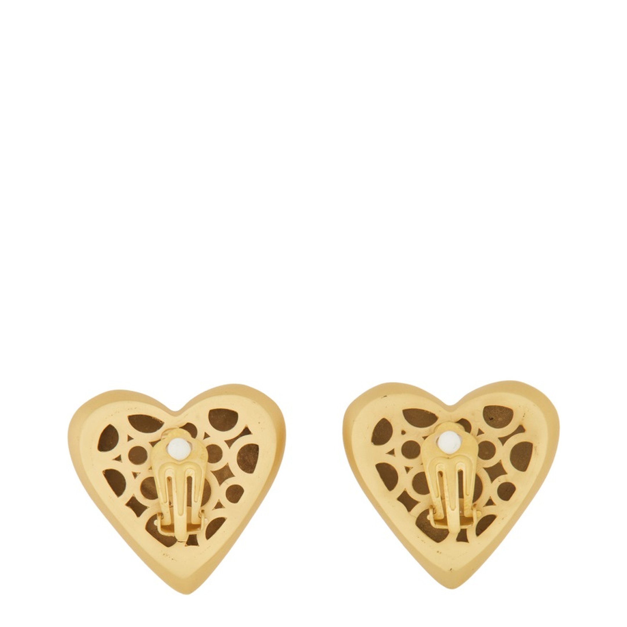 Heart Earrings with Logo - Image 3
