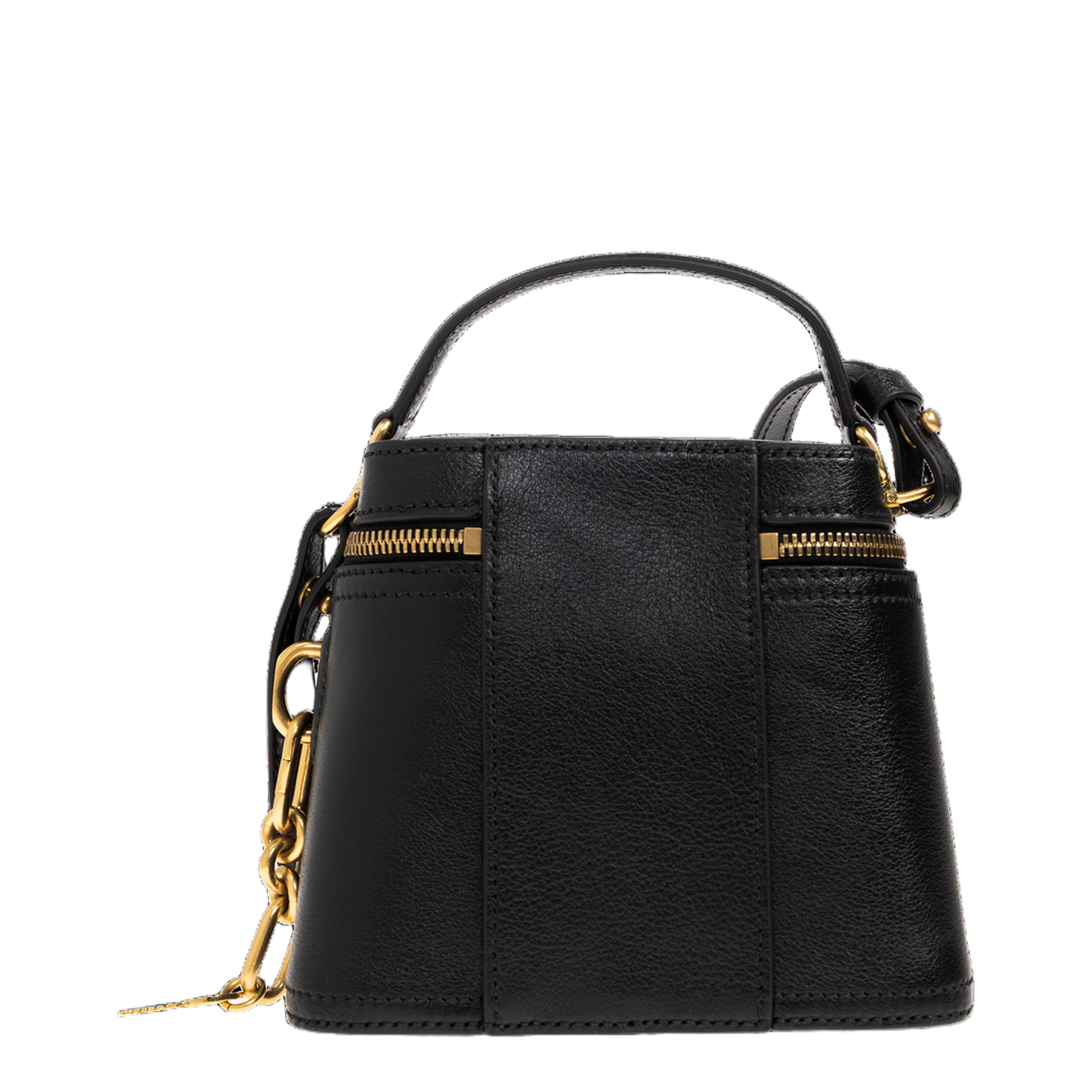 Pulse Vanity Calfskin Bag - Black - Image 3
