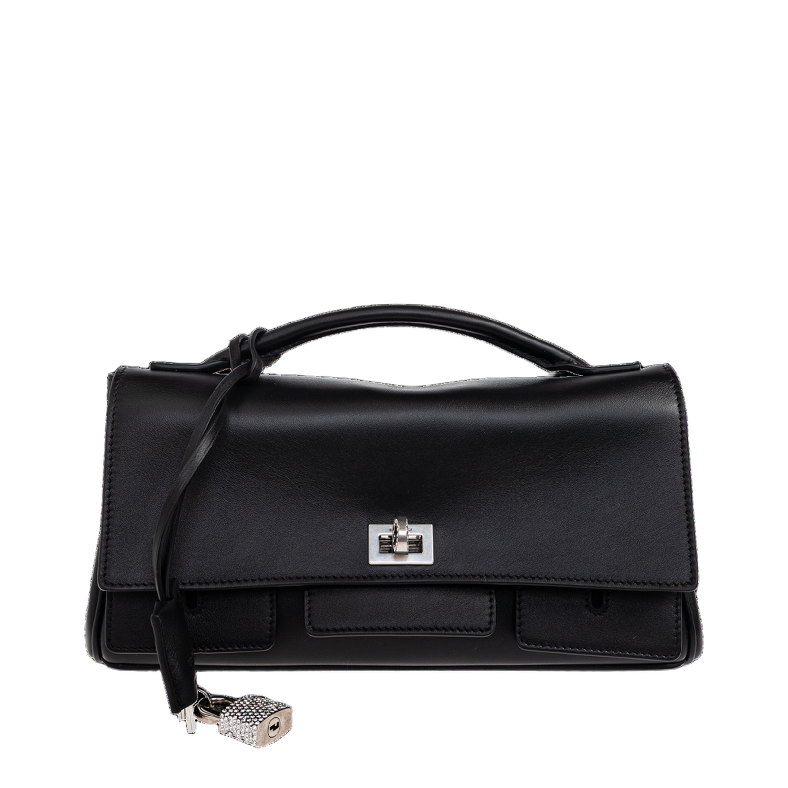 Bel Air Small Smooth Calfskin Clutch - Black - Image 1