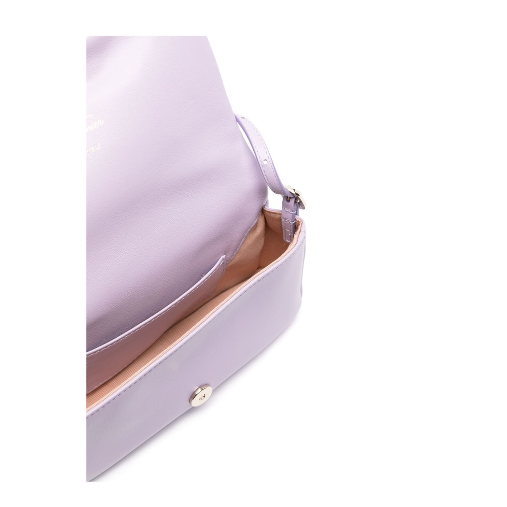 Purple Calf Leather Shoulder Bag - Image 4