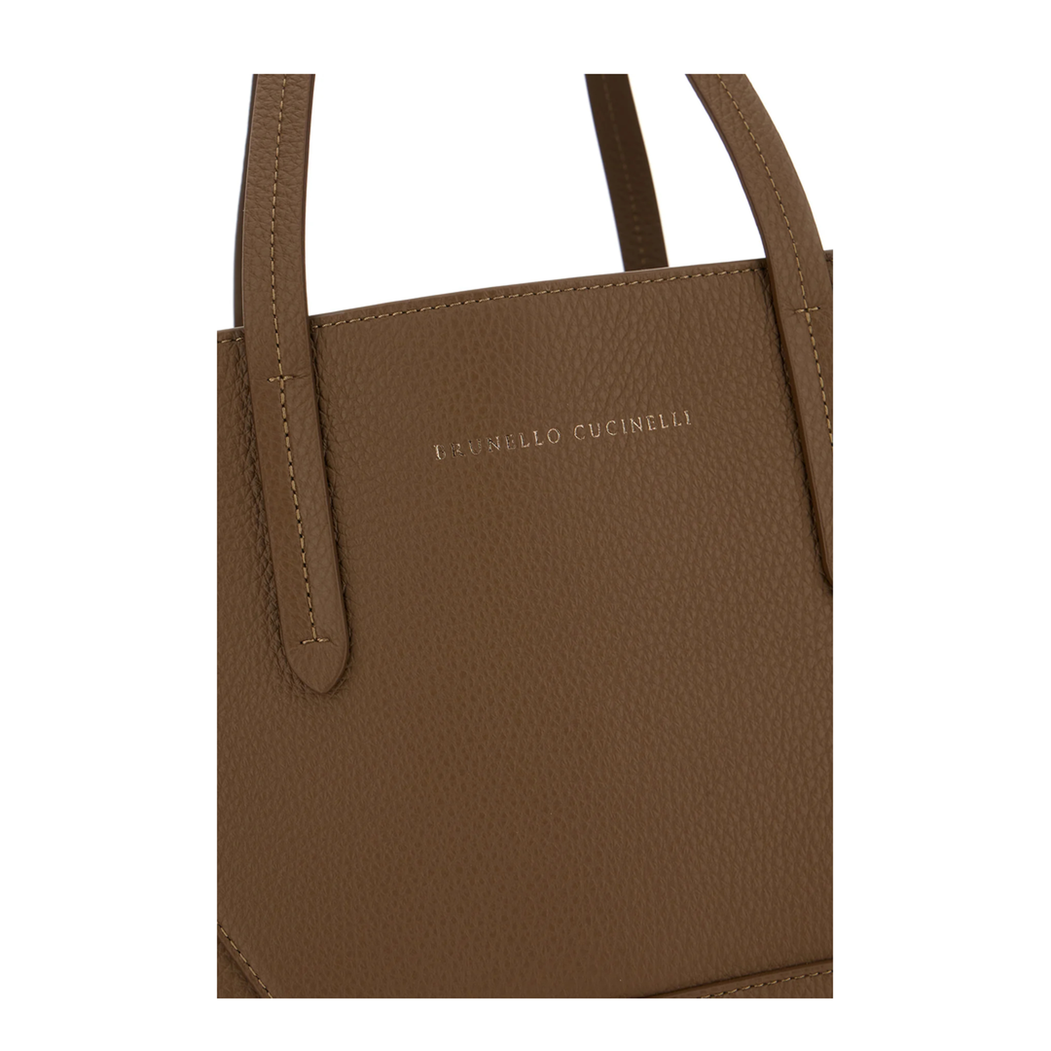 Duo Tote Bag in Grainy Leather - Image 4